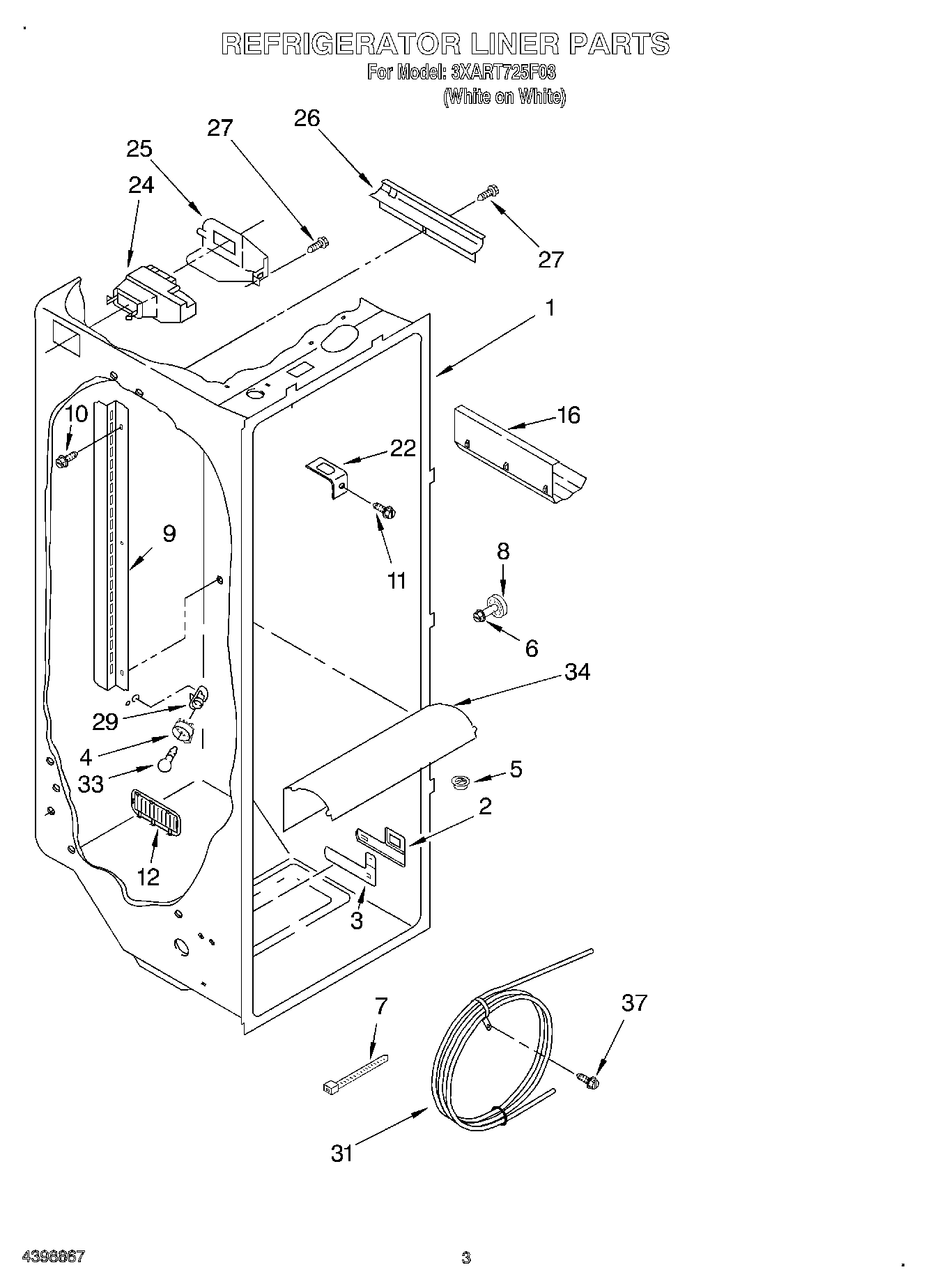 02 - REFRIGERATOR LINER