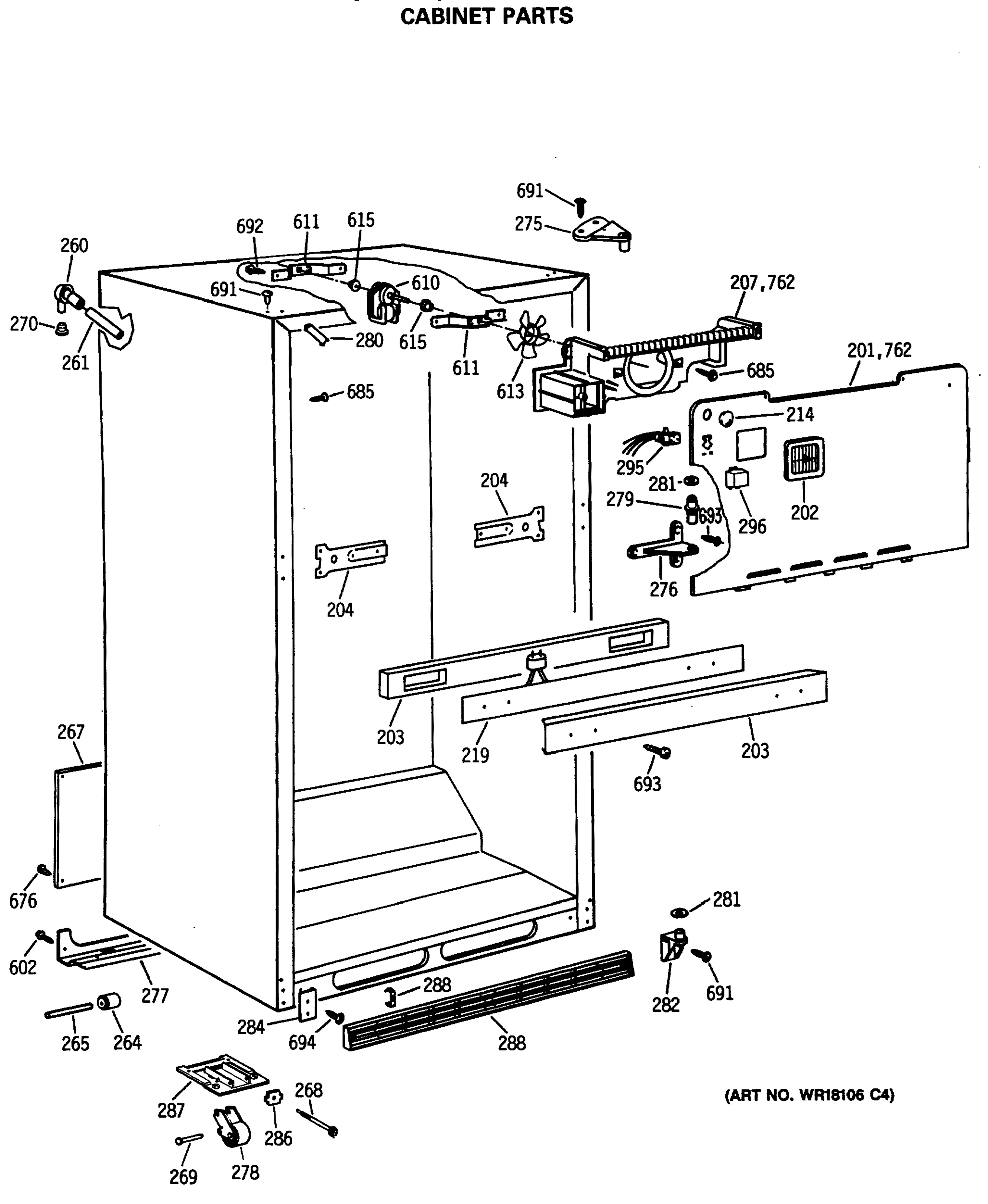 CABINET PARTS