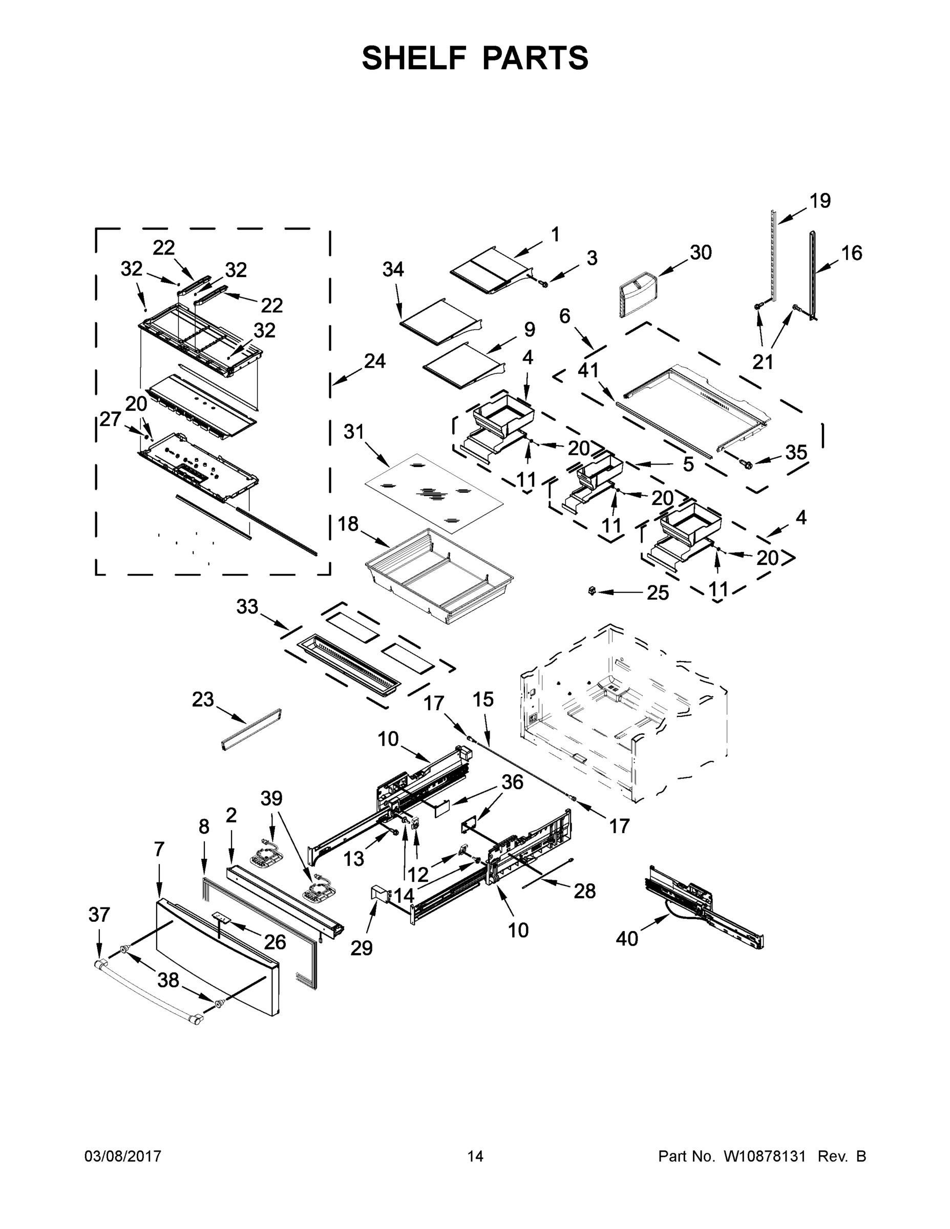 08 - SHELF PARTS