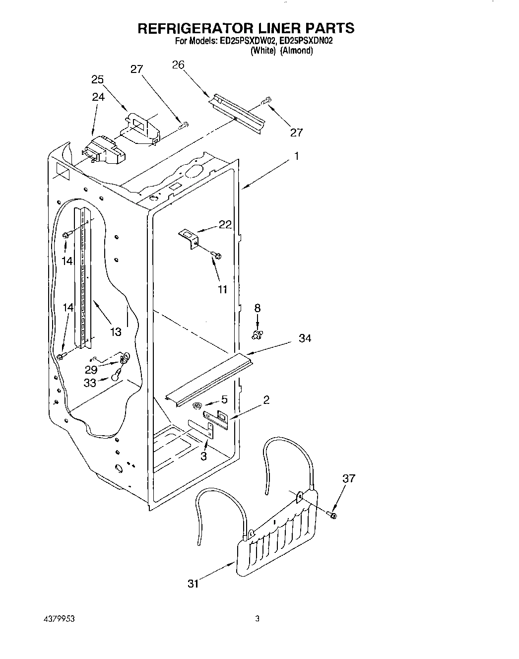02 - REFRIGERATOR LINER