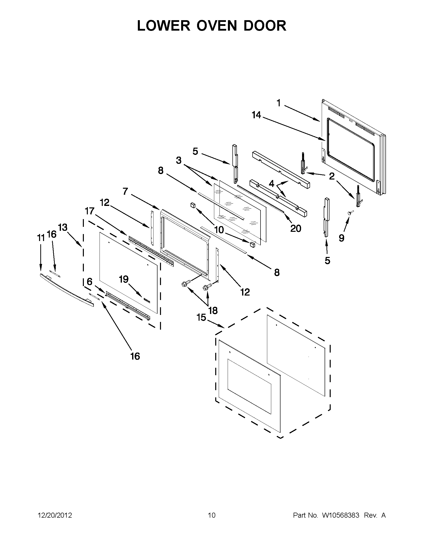 05 - LOWER OVEN DOOR