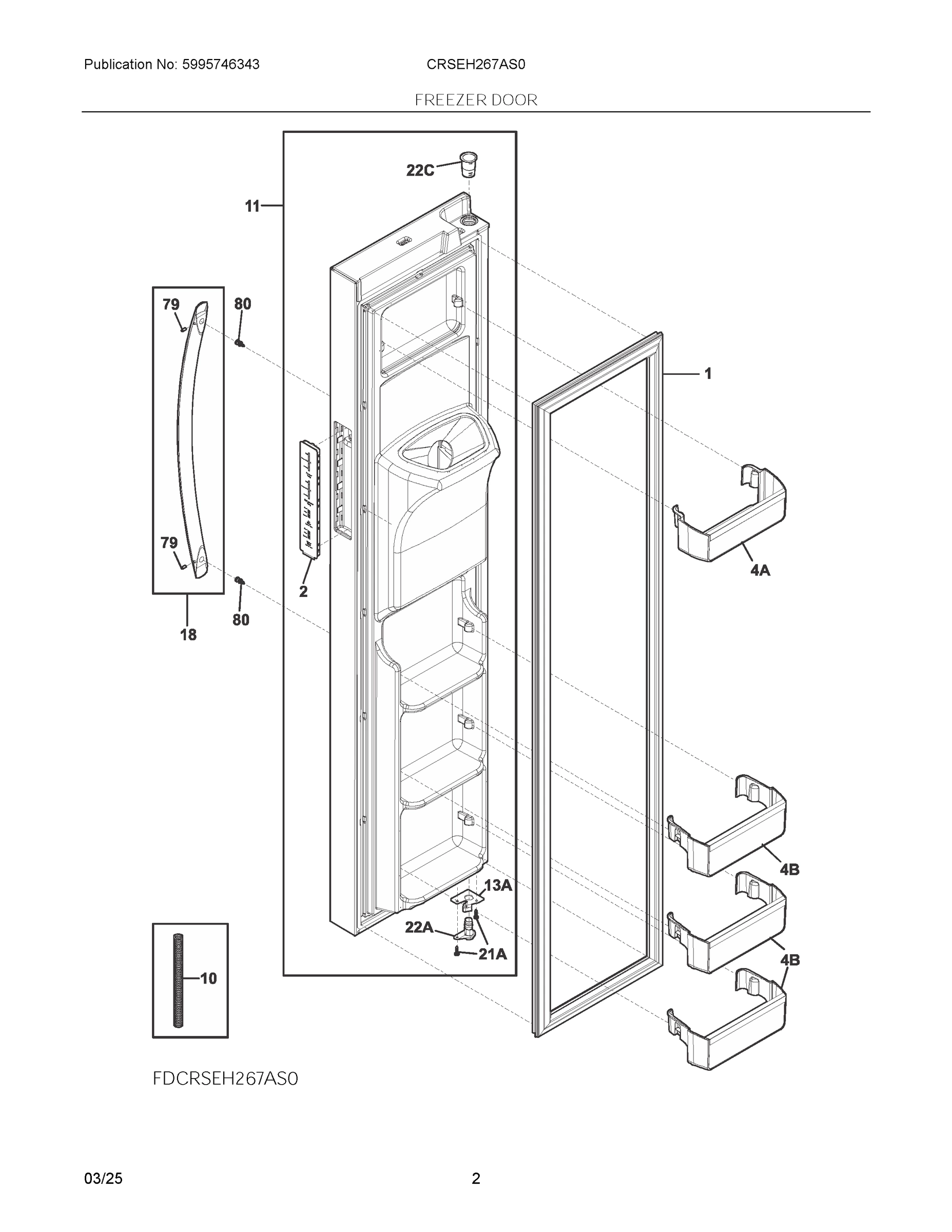 02 - FREEZER DOOR