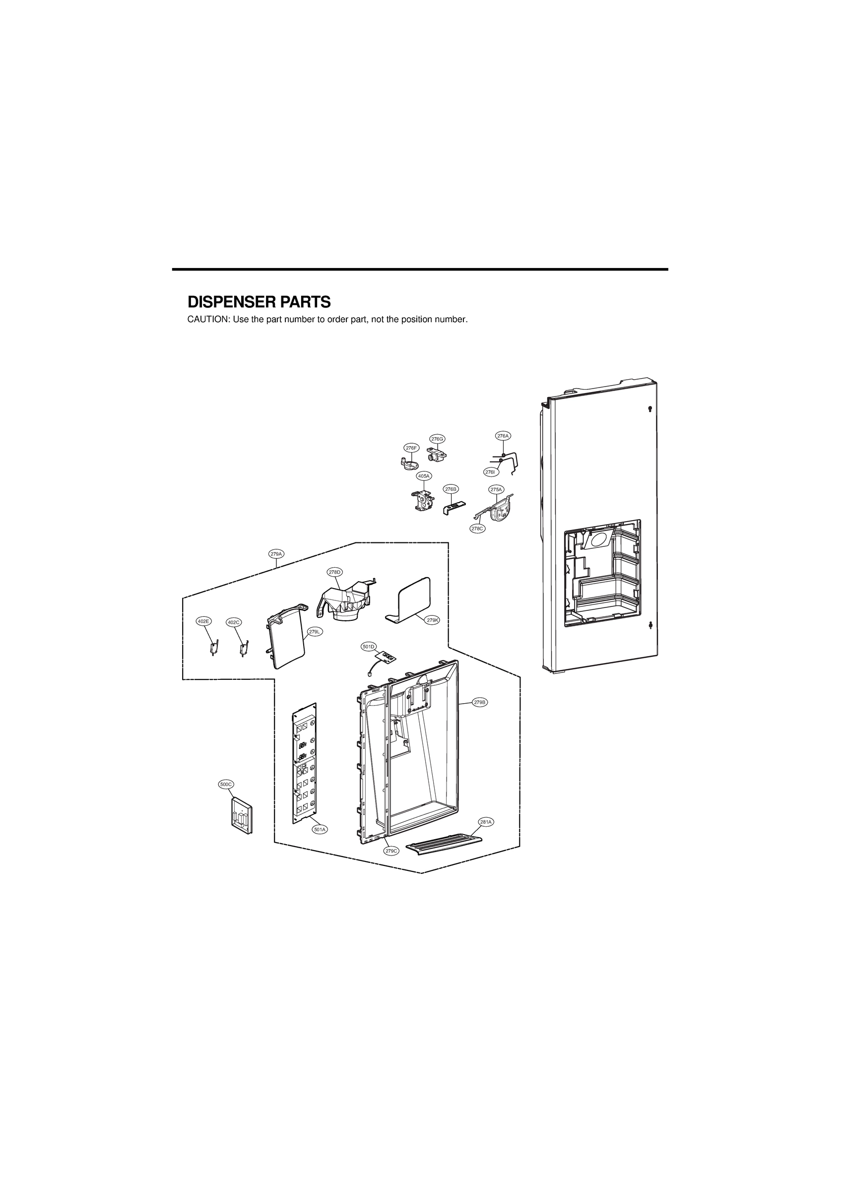DISPENSER PARTS