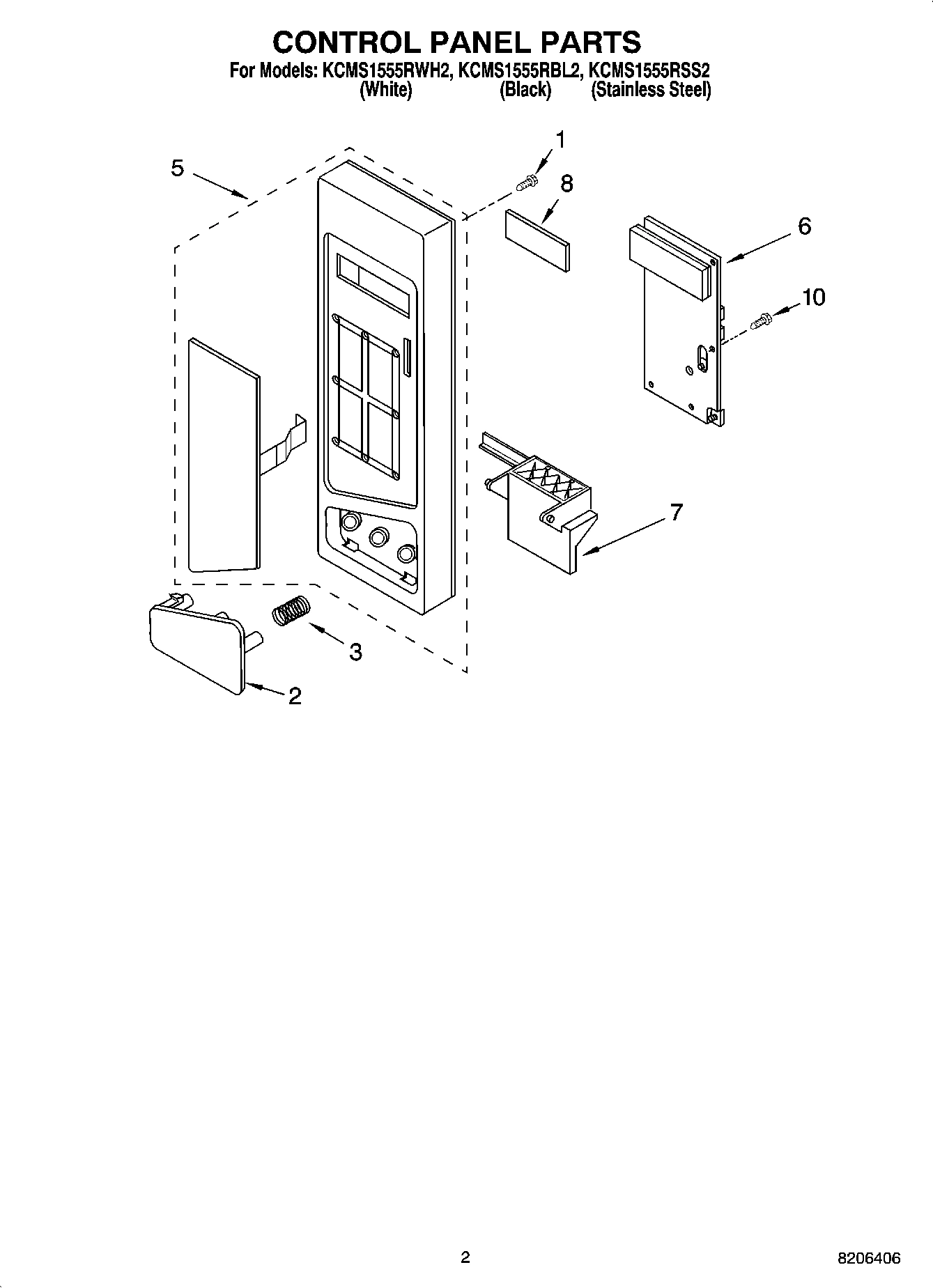 02 - CONTROL PANEL PARTS