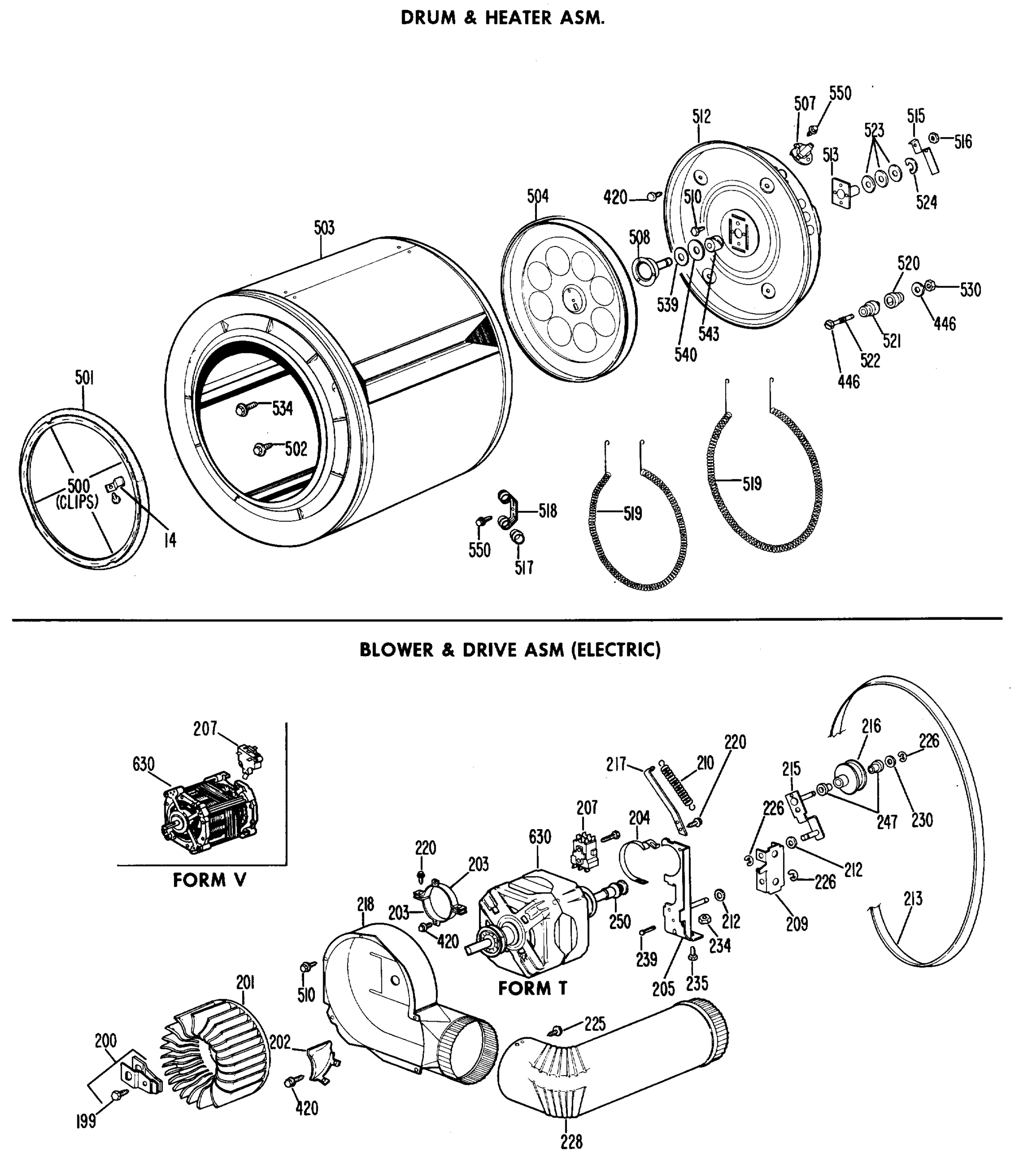 DRUM & HEATER ASM.