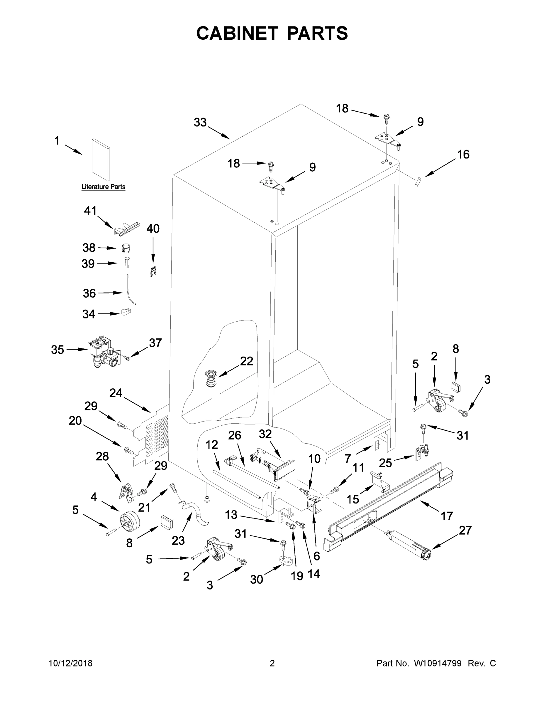 02 - CABINET PARTS
