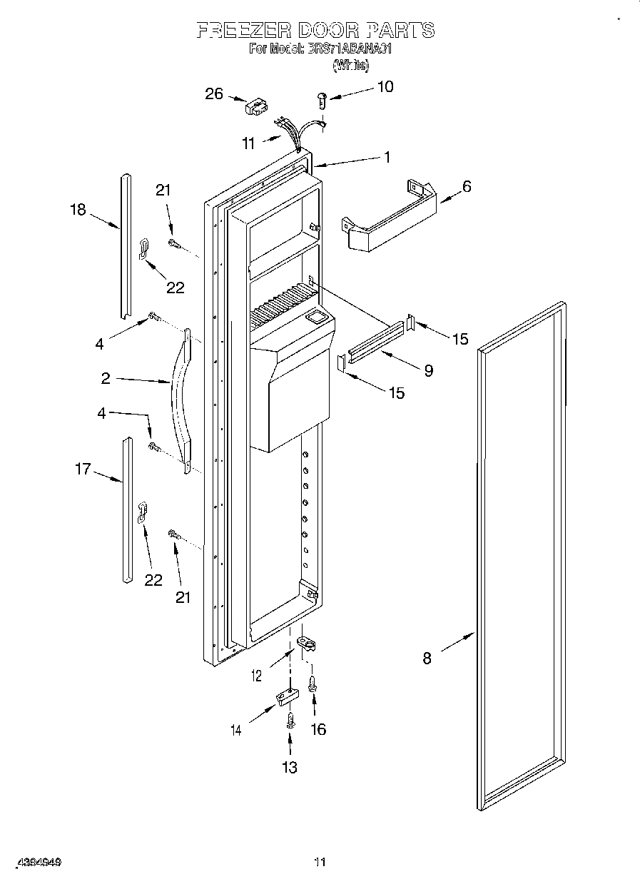 07 - FREEZER DOOR
