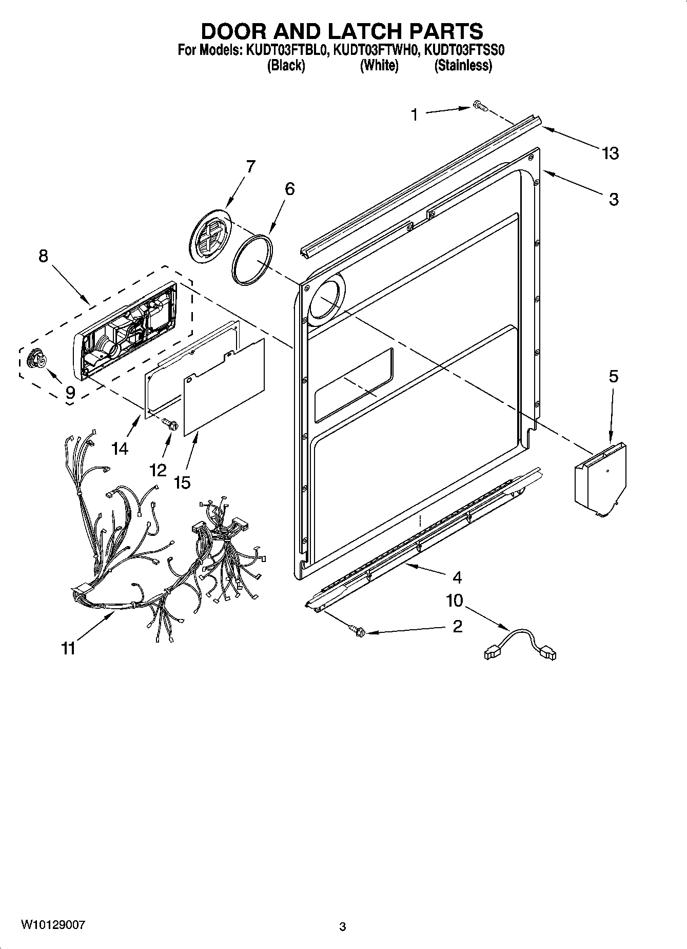 03 - DOOR AND LATCH PARTS