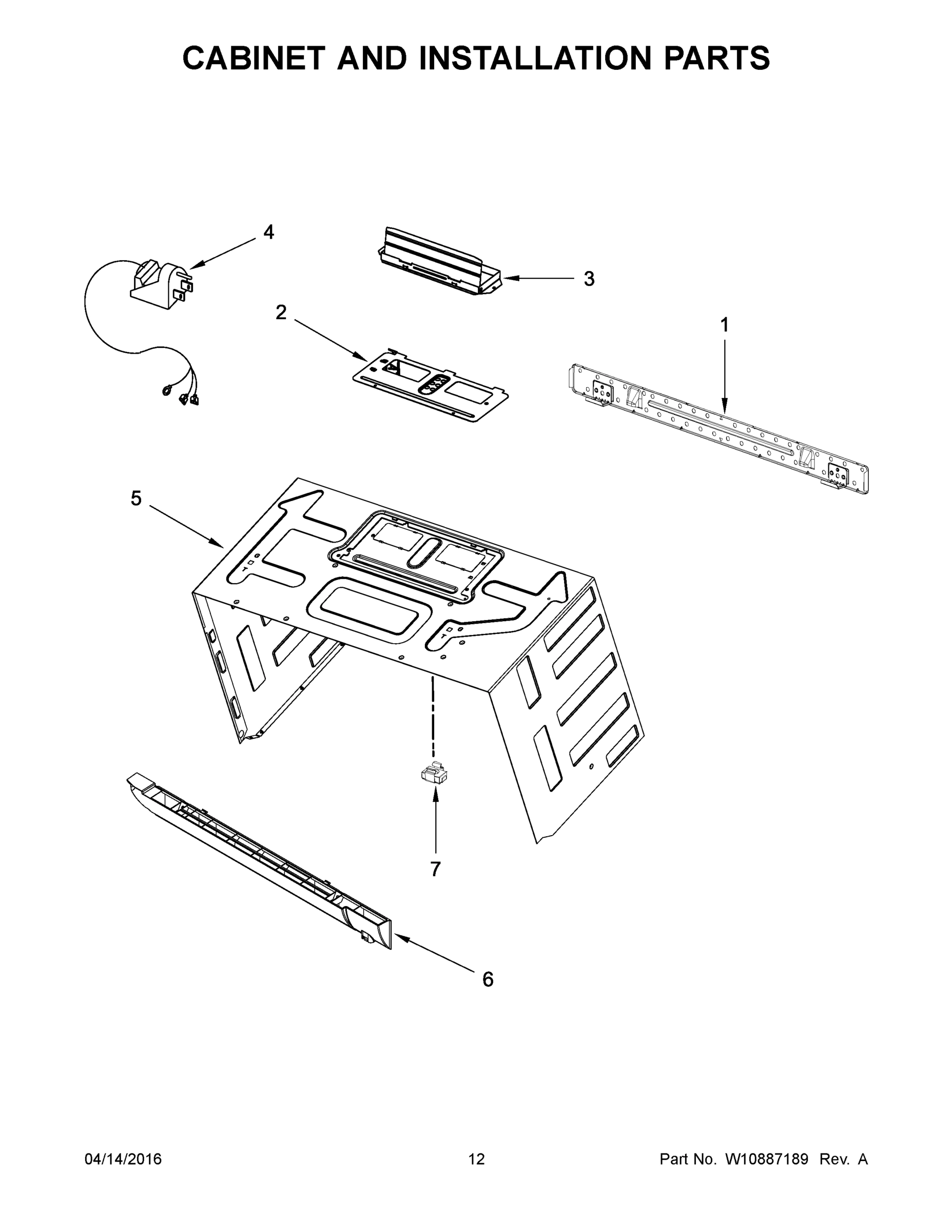 07 - CABINET AND INSTALLATION PARTS