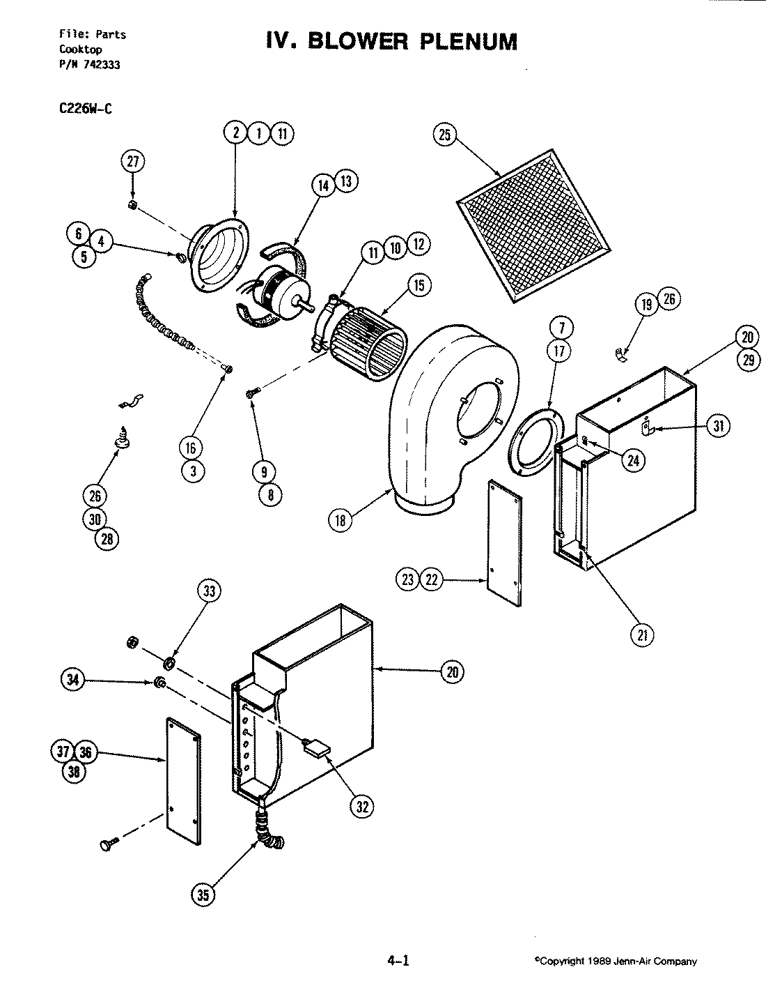 01 - BLOWER PLENUM