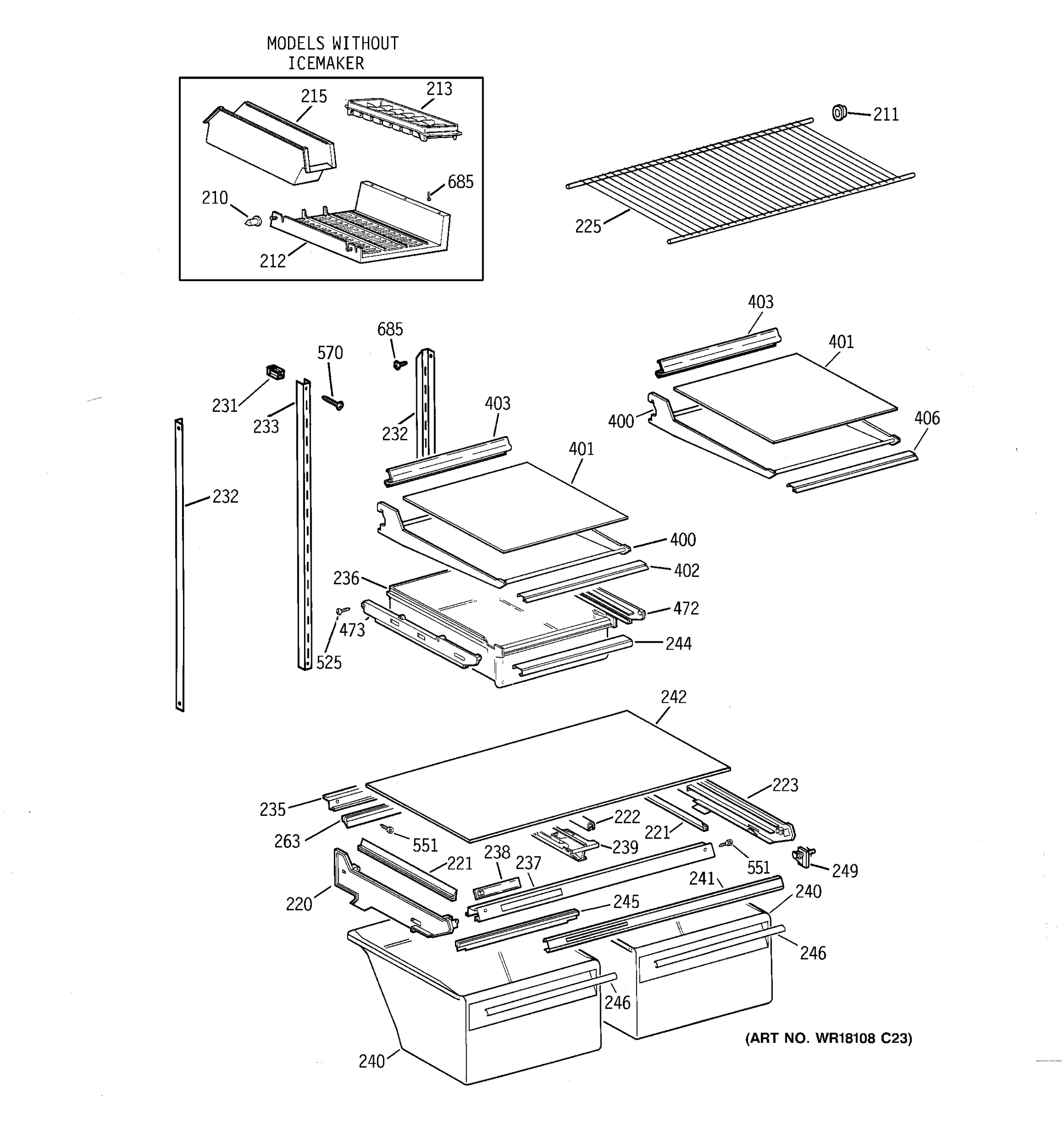 SHELF PARTS