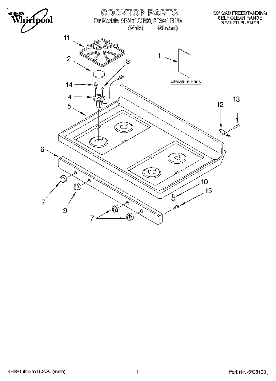 01 - COOKTOP, LITERATURE