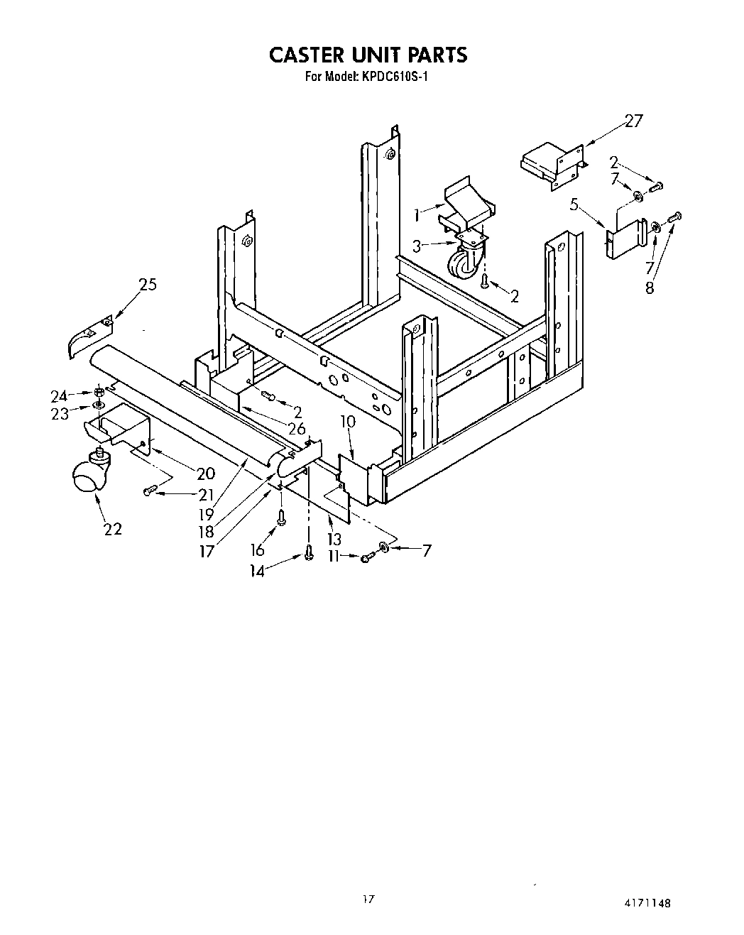 13 - CASTER UNIT
