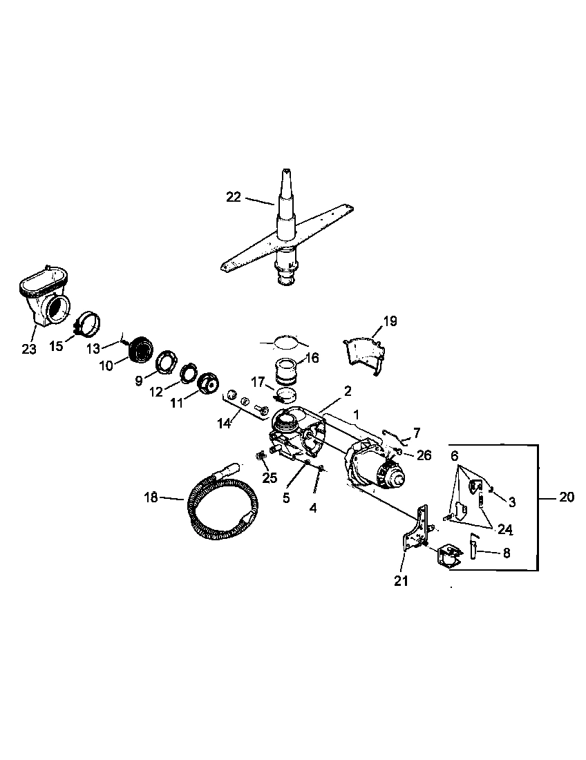 03 - MOTOR & PUMP ASSY