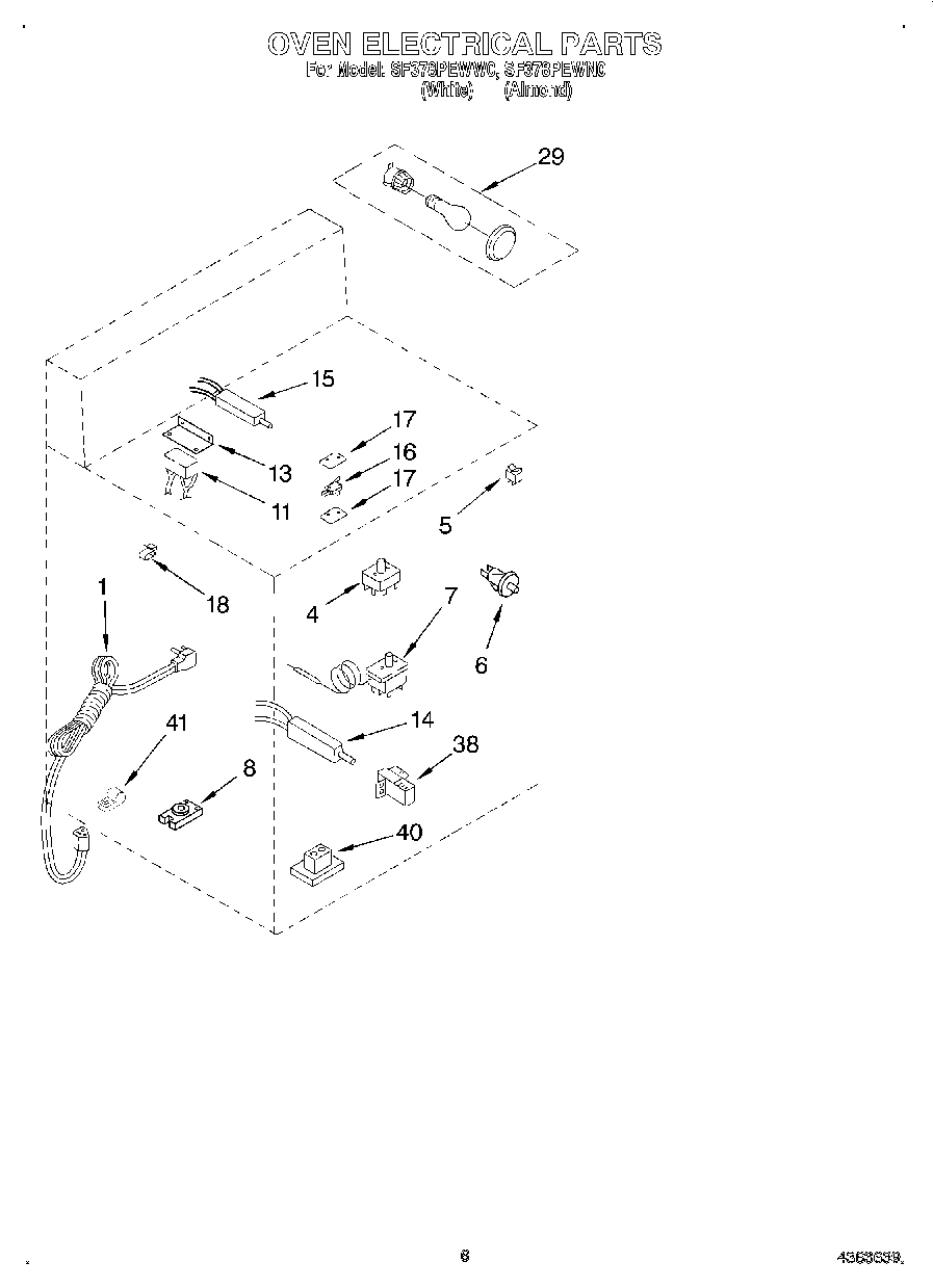 04 - OVEN ELECTRICAL, LIT/OPTIONAL