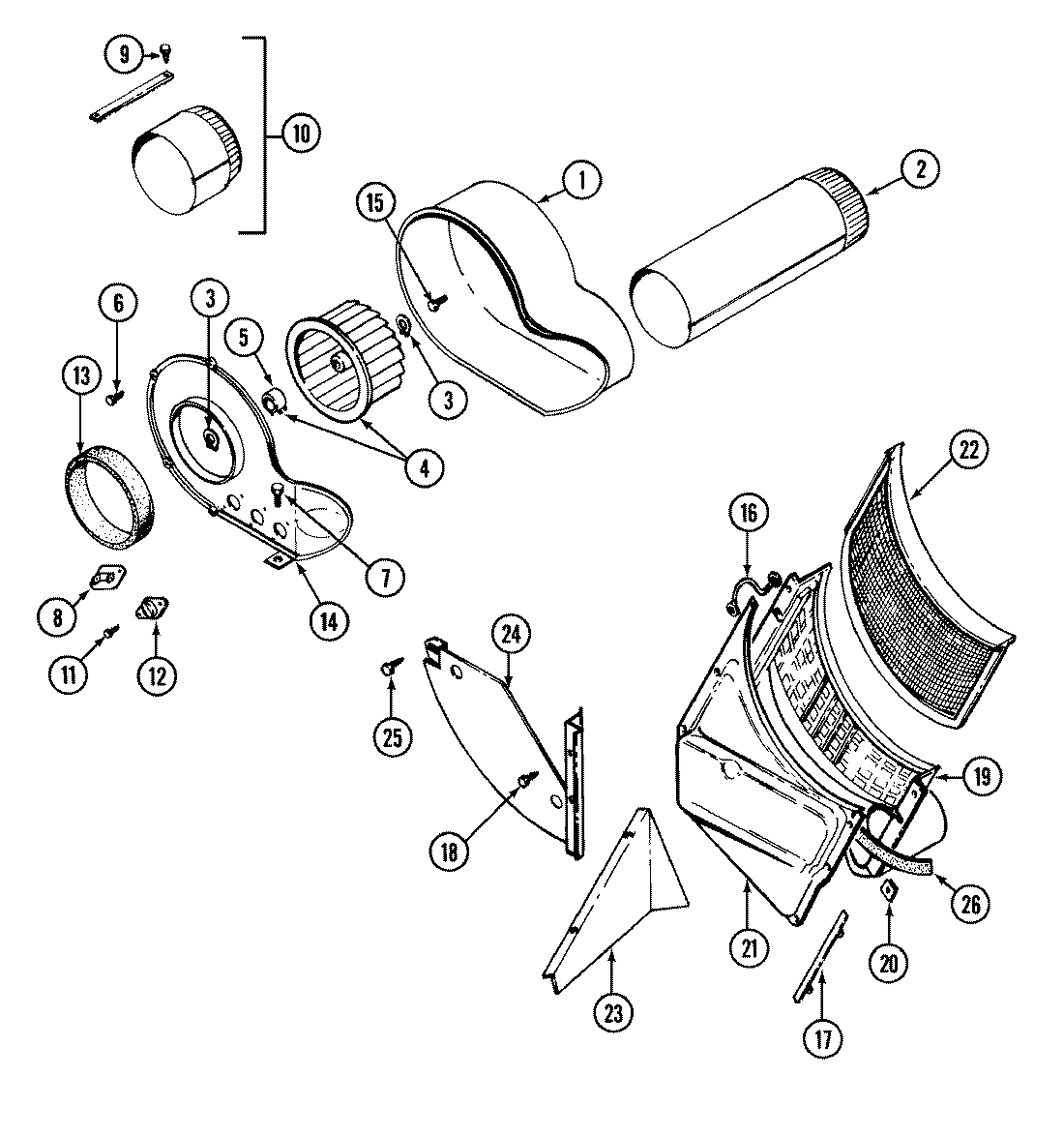 03 - BLOWER & LINT SCREEN