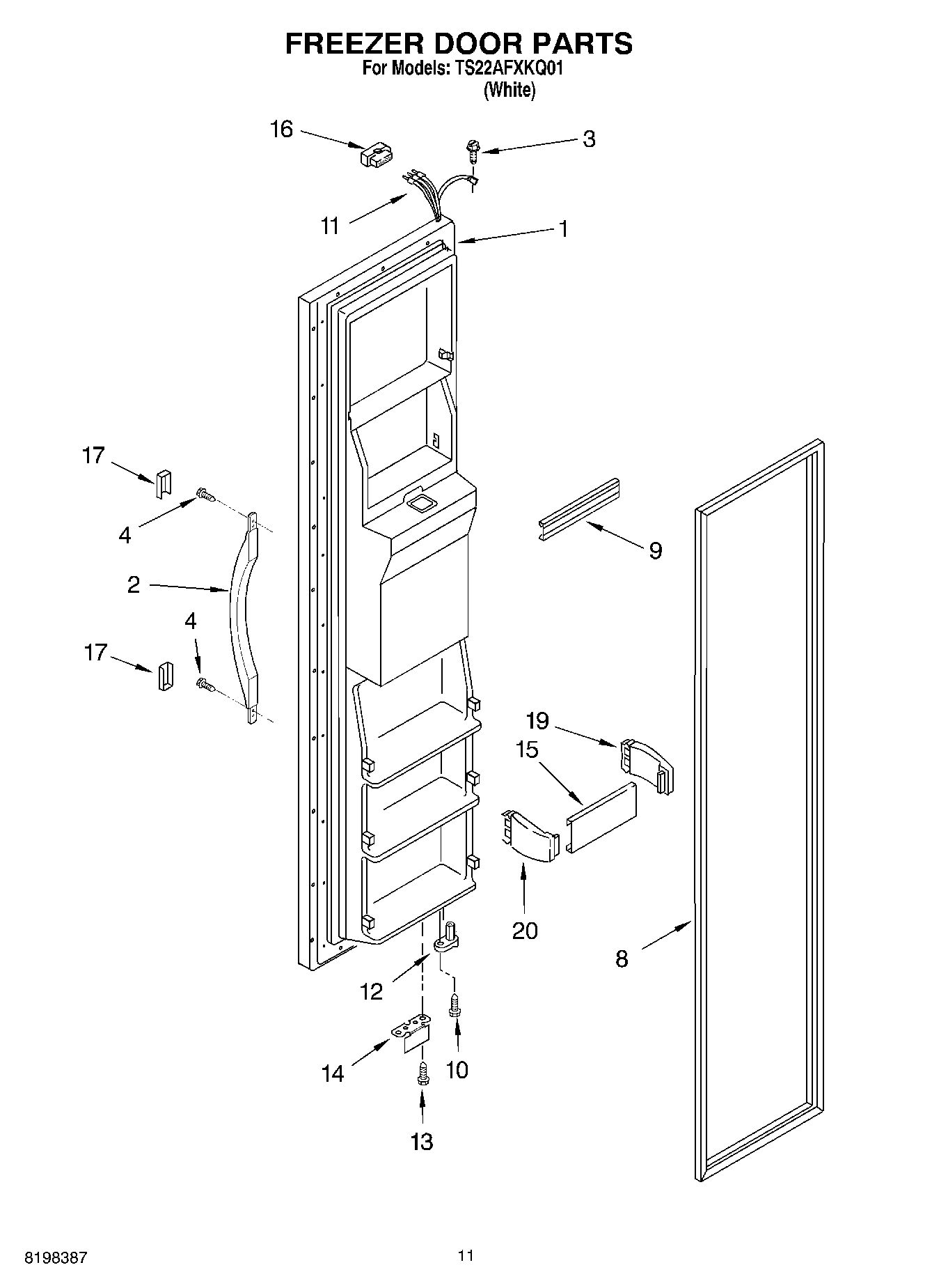08 - FREEZER DOOR