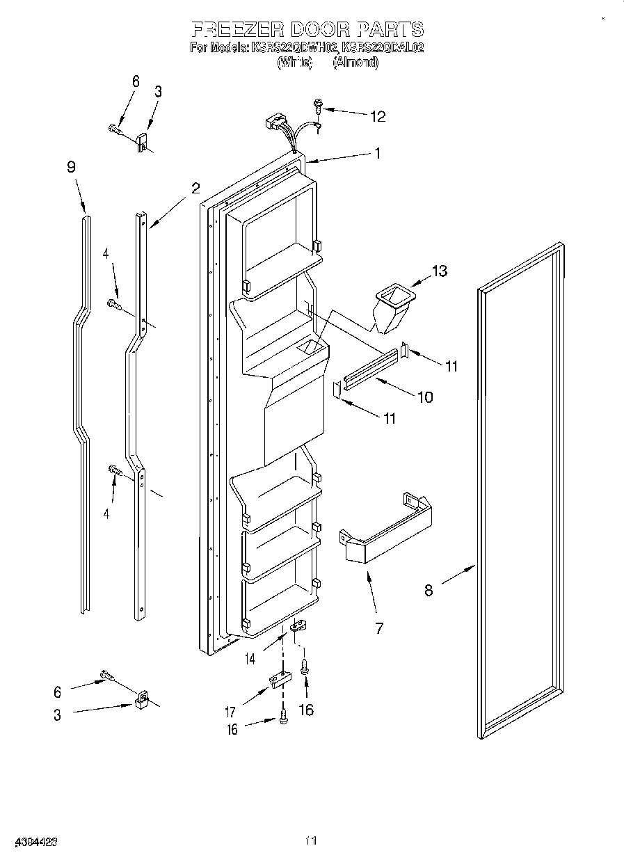07 - FREEZER DOOR