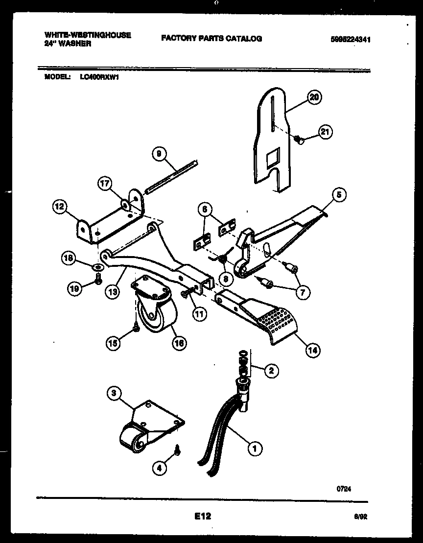 07 - PORTABLE WASHER COMPONENTS