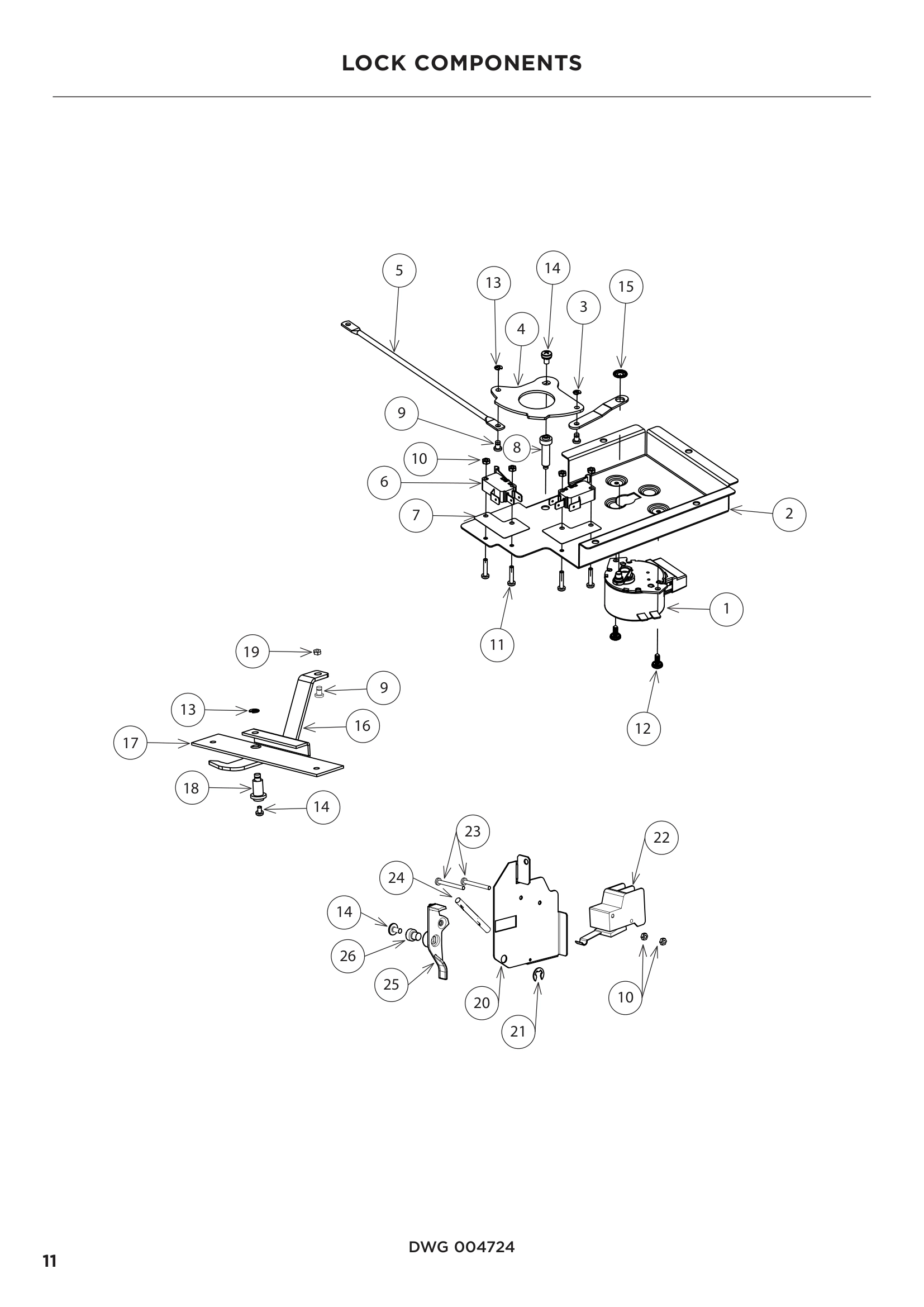 LOCK COMPONENTS