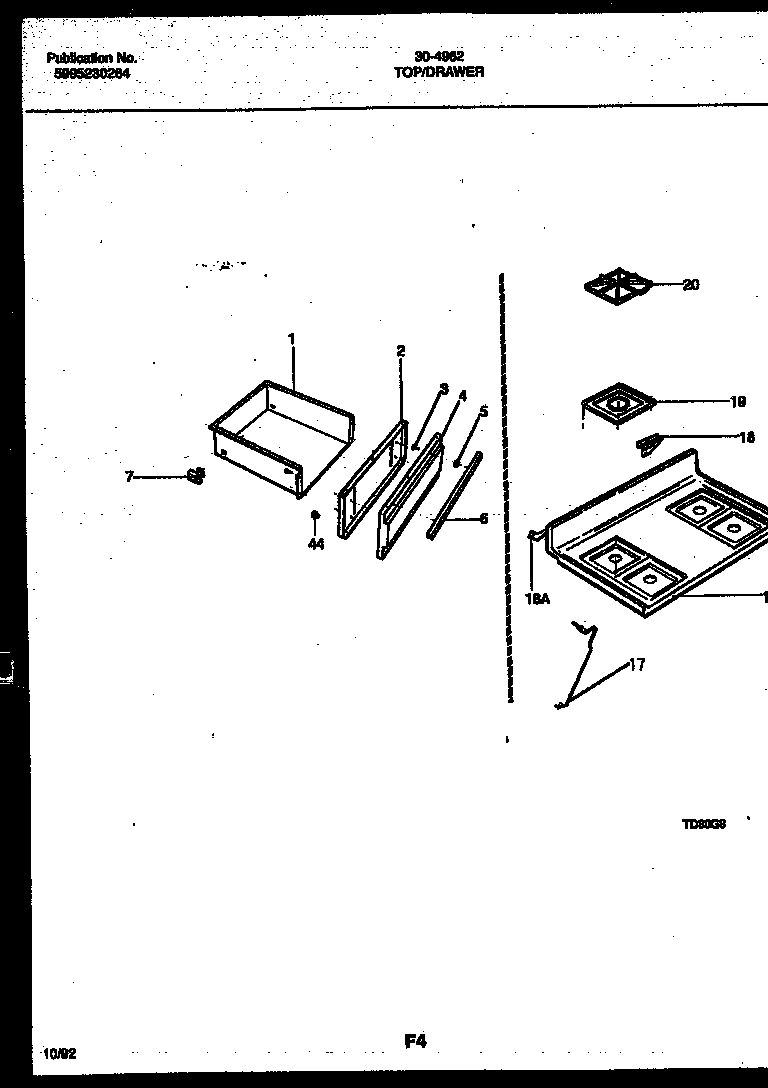 06 - COOKTOP AND DRAWER PARTS