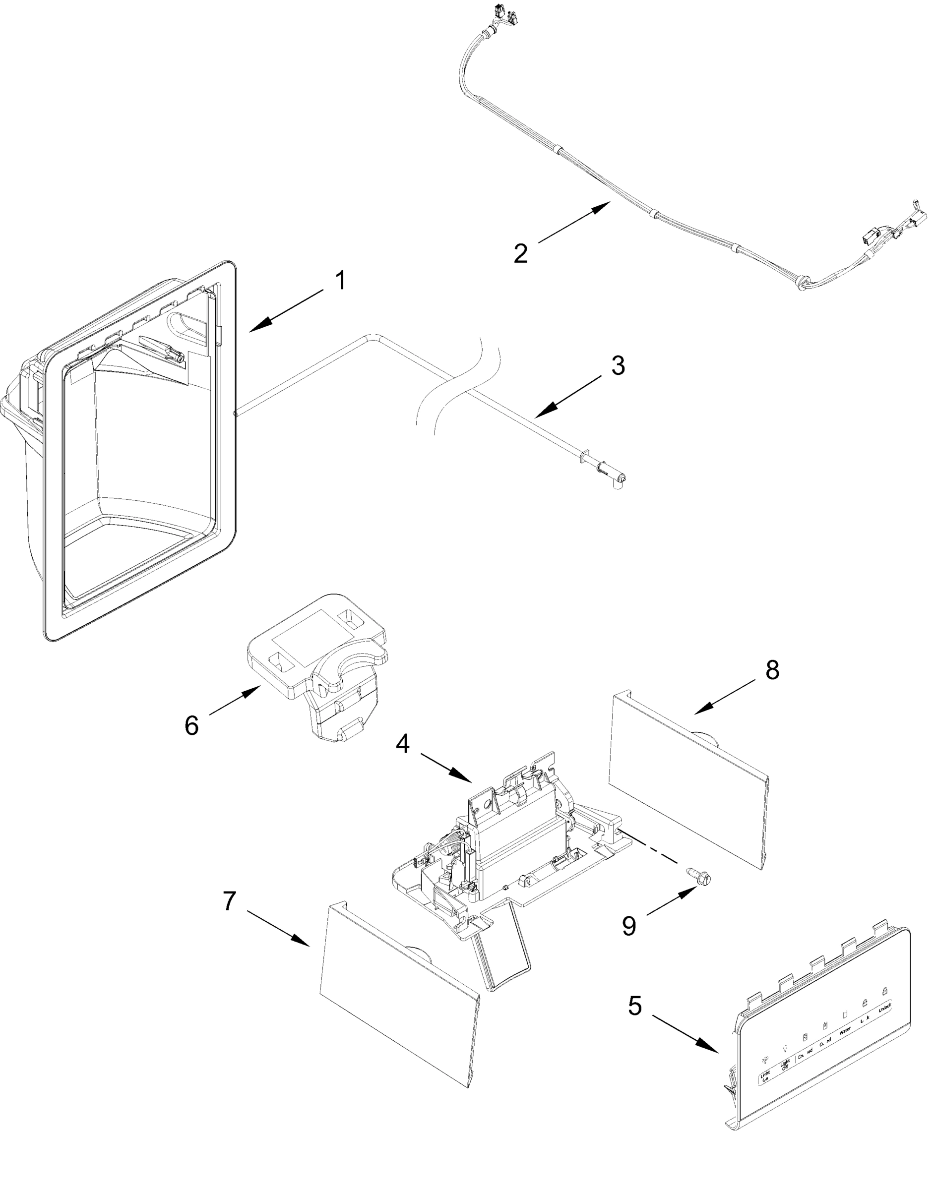 DISPENSER PARTS