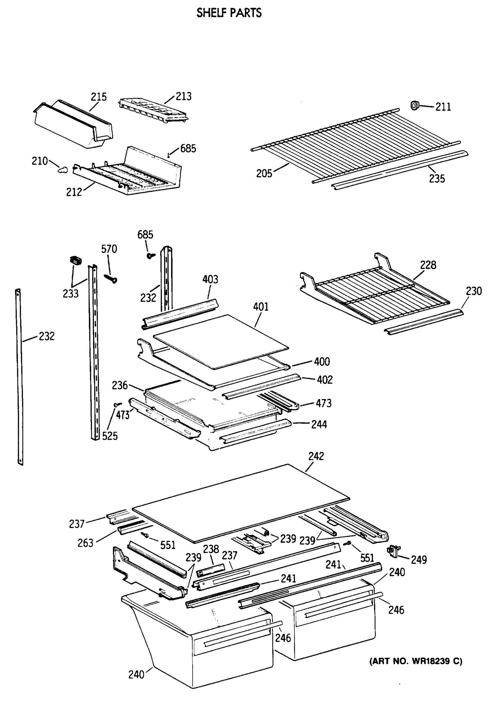 SHELF PARTS