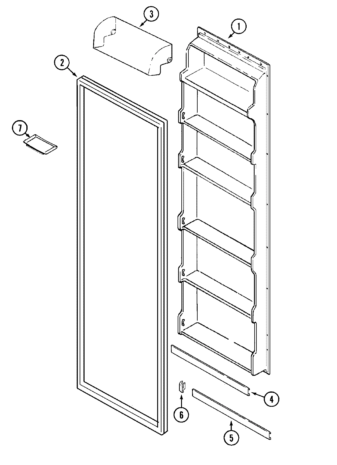 07 - FRESH FOOD INNER DOOR