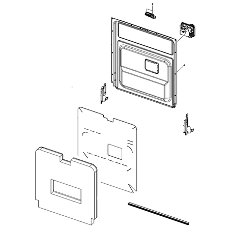 DD97-00607C Samsung Assembly Inner Door Commo