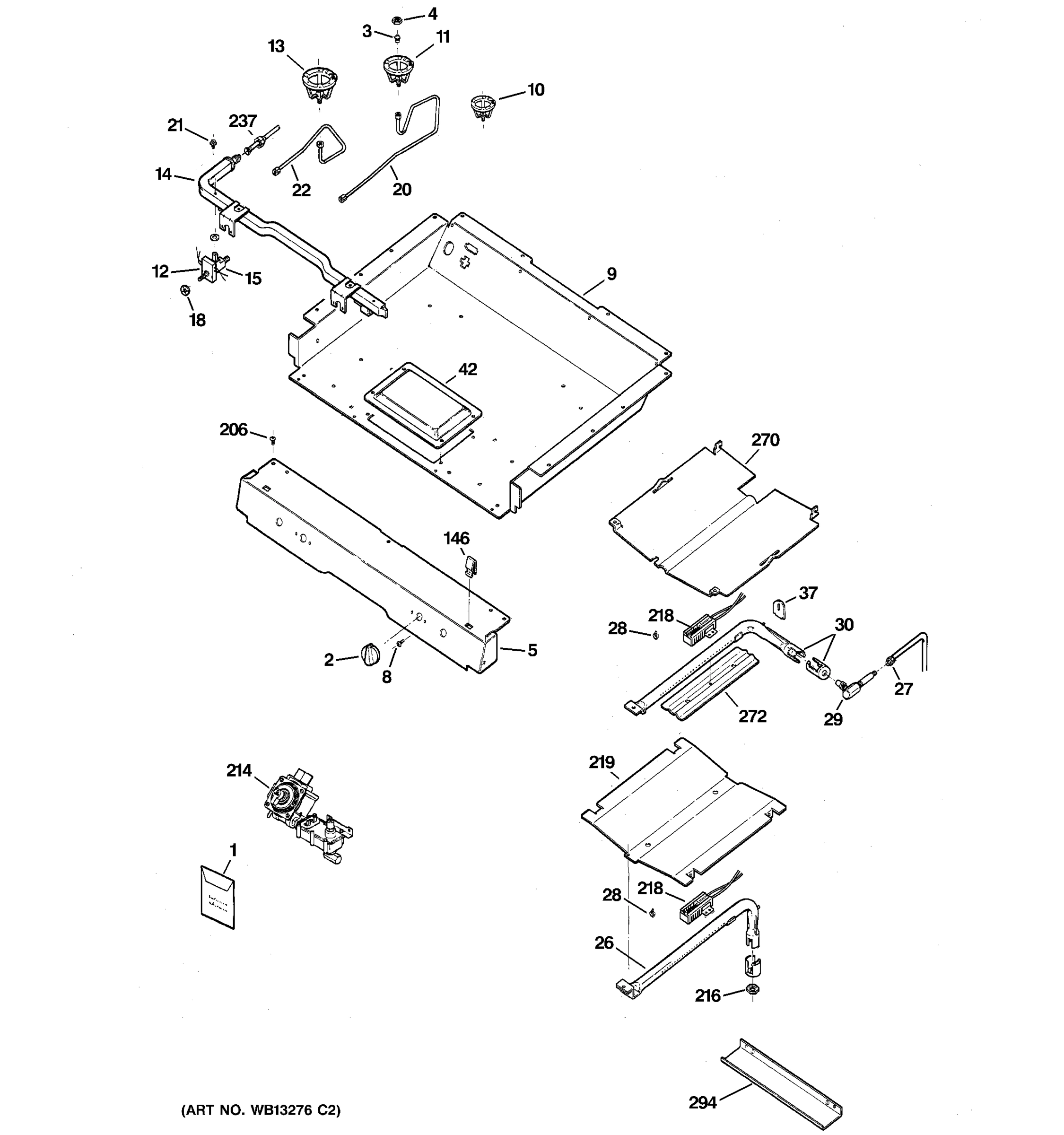 GAS & BURNER PARTS