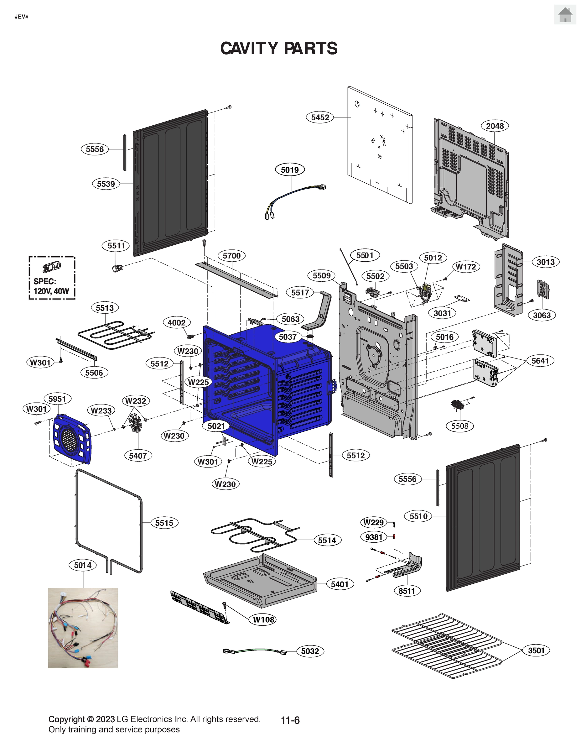 CAVITY PARTS