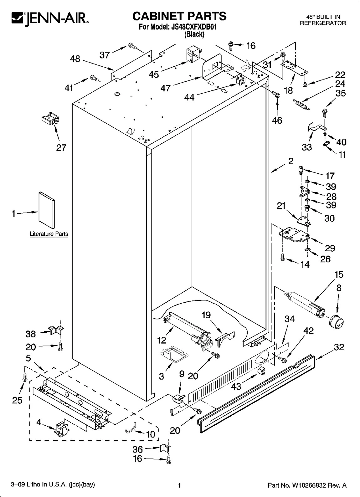 01 - CABINET PARTS