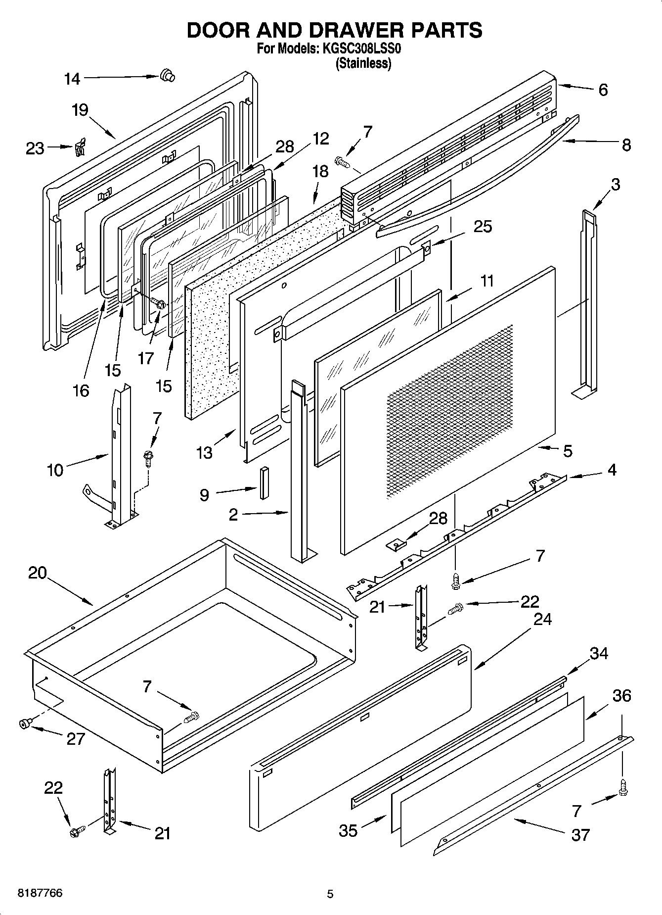 04 - DOOR AND DRAWER PARTS