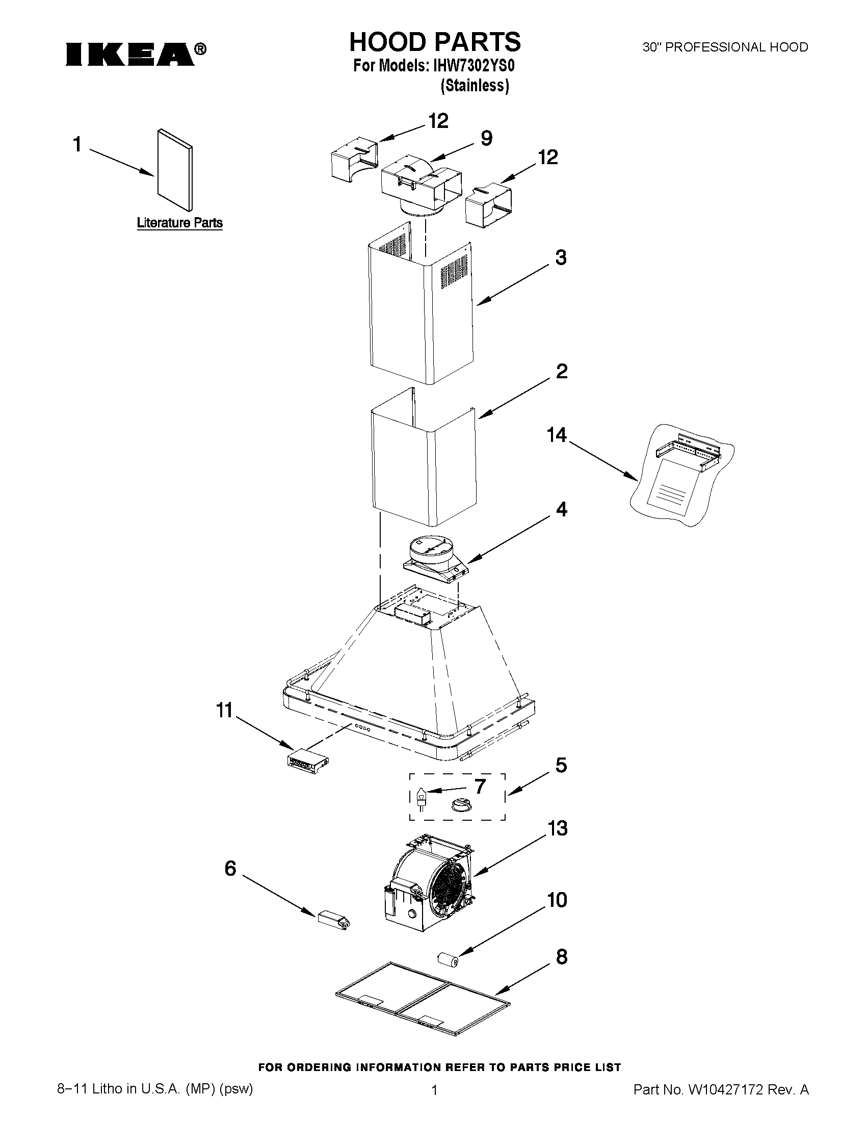 01 - HOOD PARTS