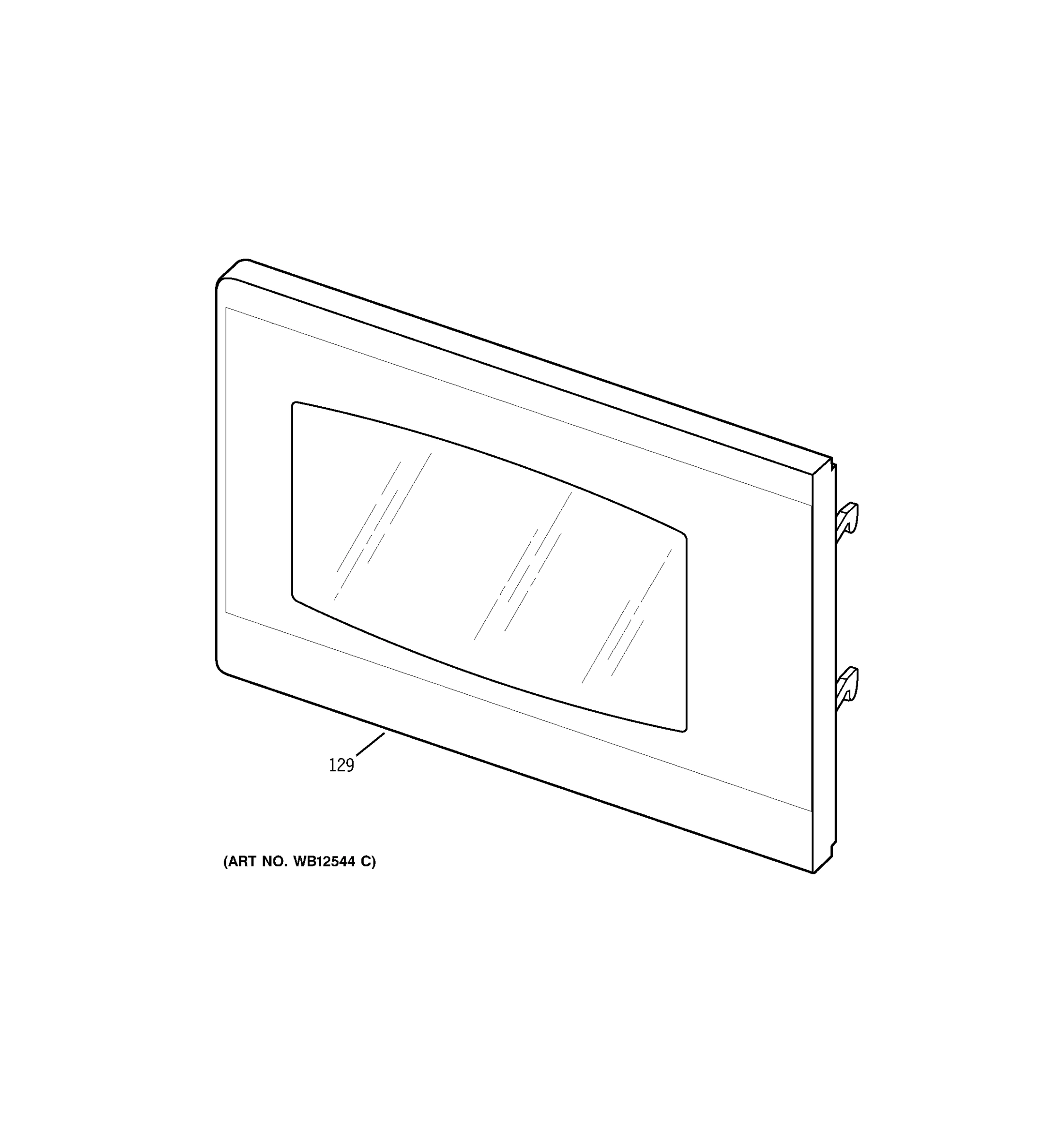 MICROWAVE DOOR