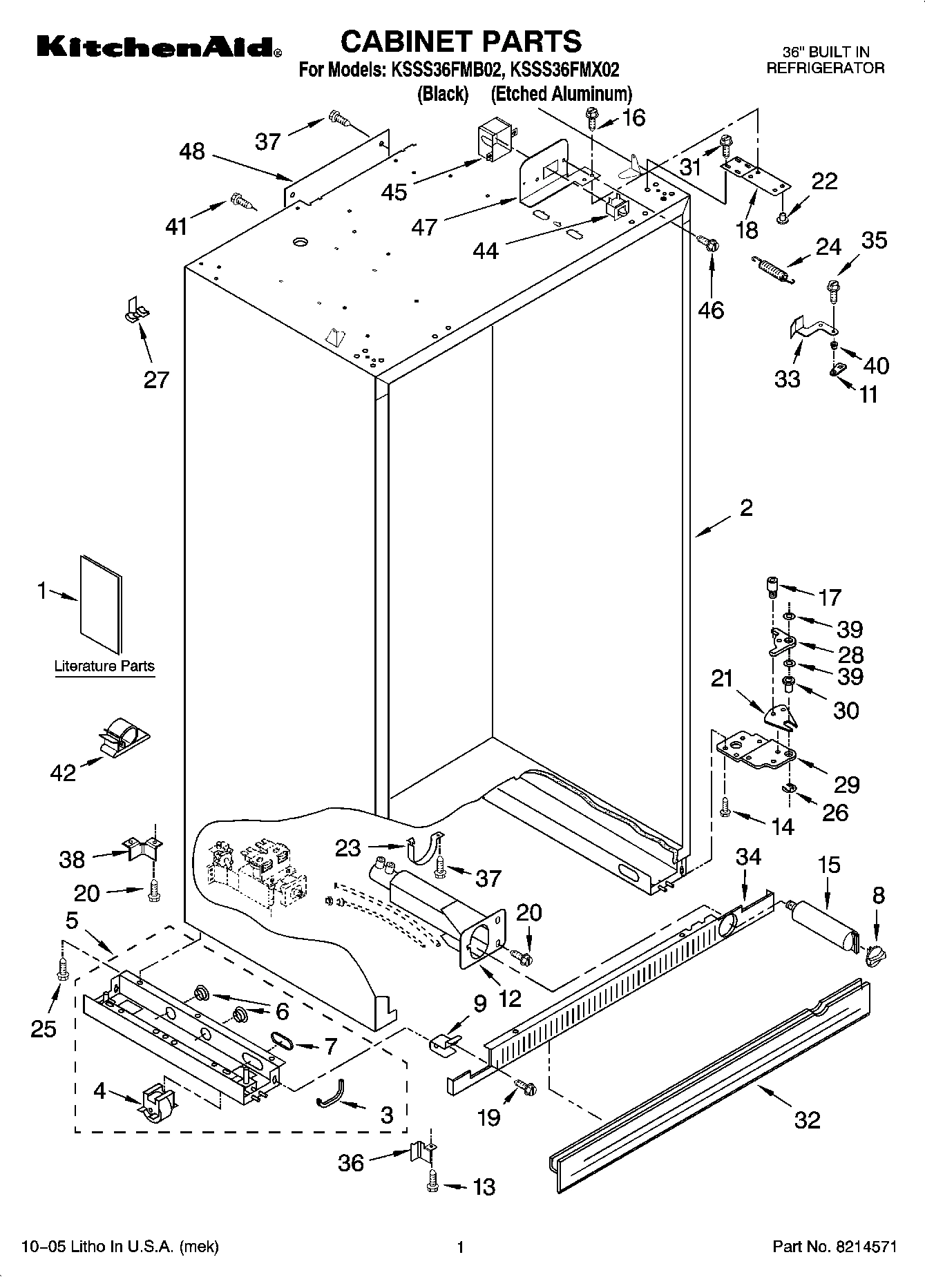01 - CABINET PARTS
