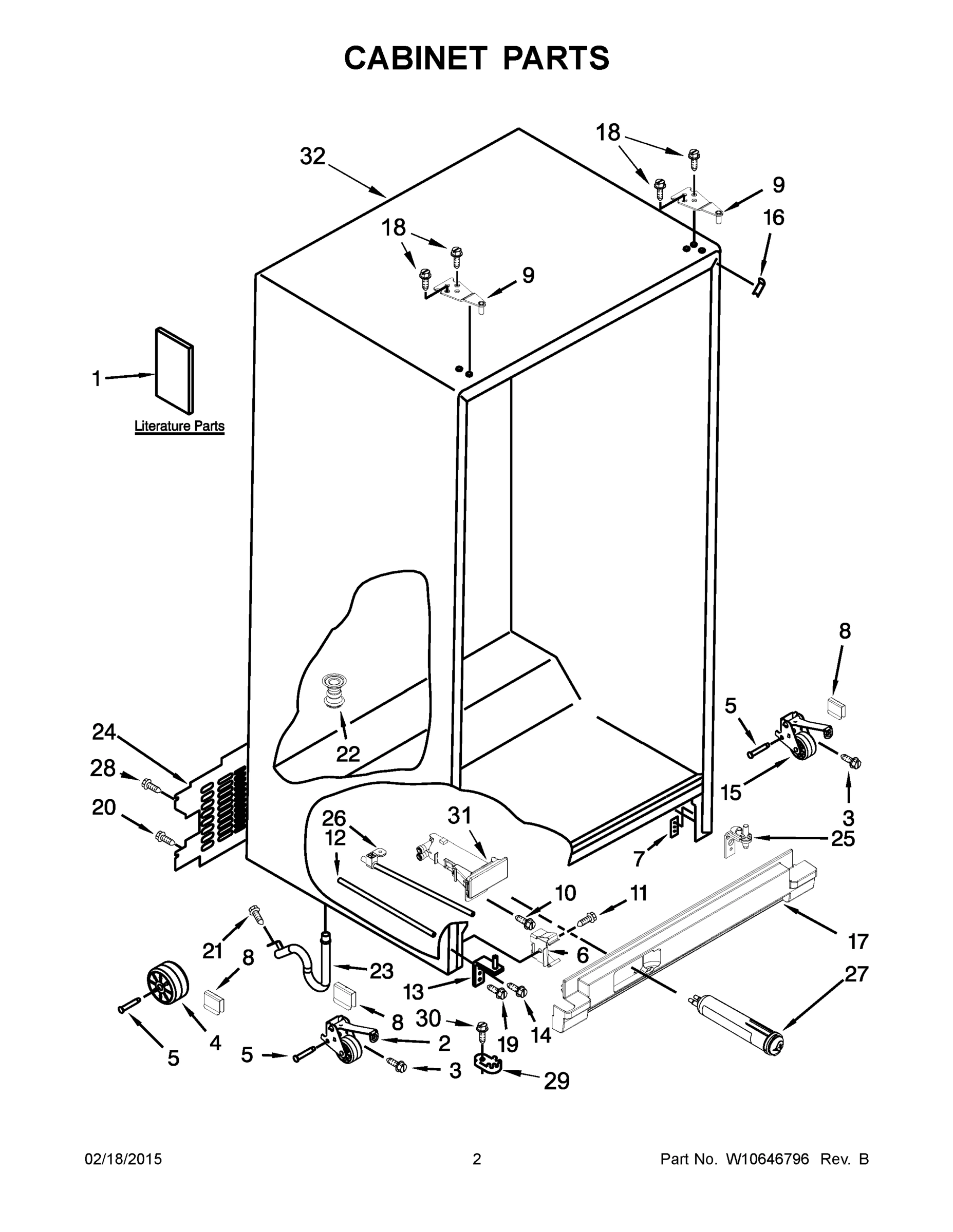 02 - CABINET PARTS