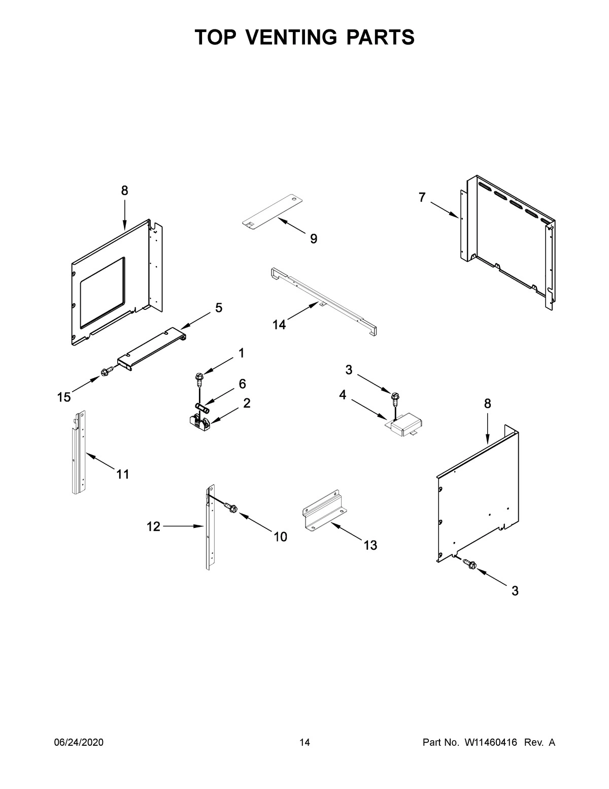 08 - TOP VENTING PARTS