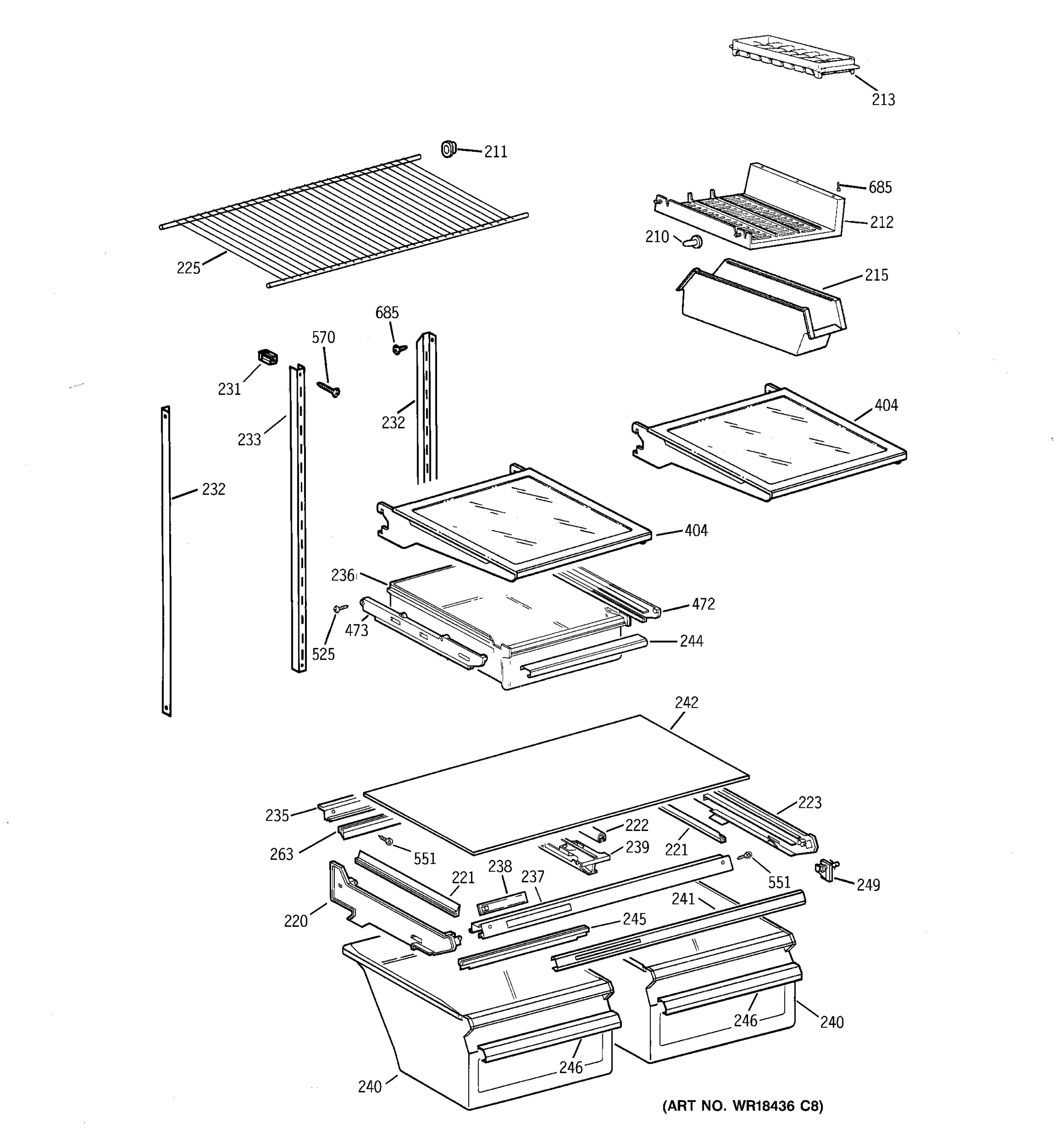 SHELF PARTS