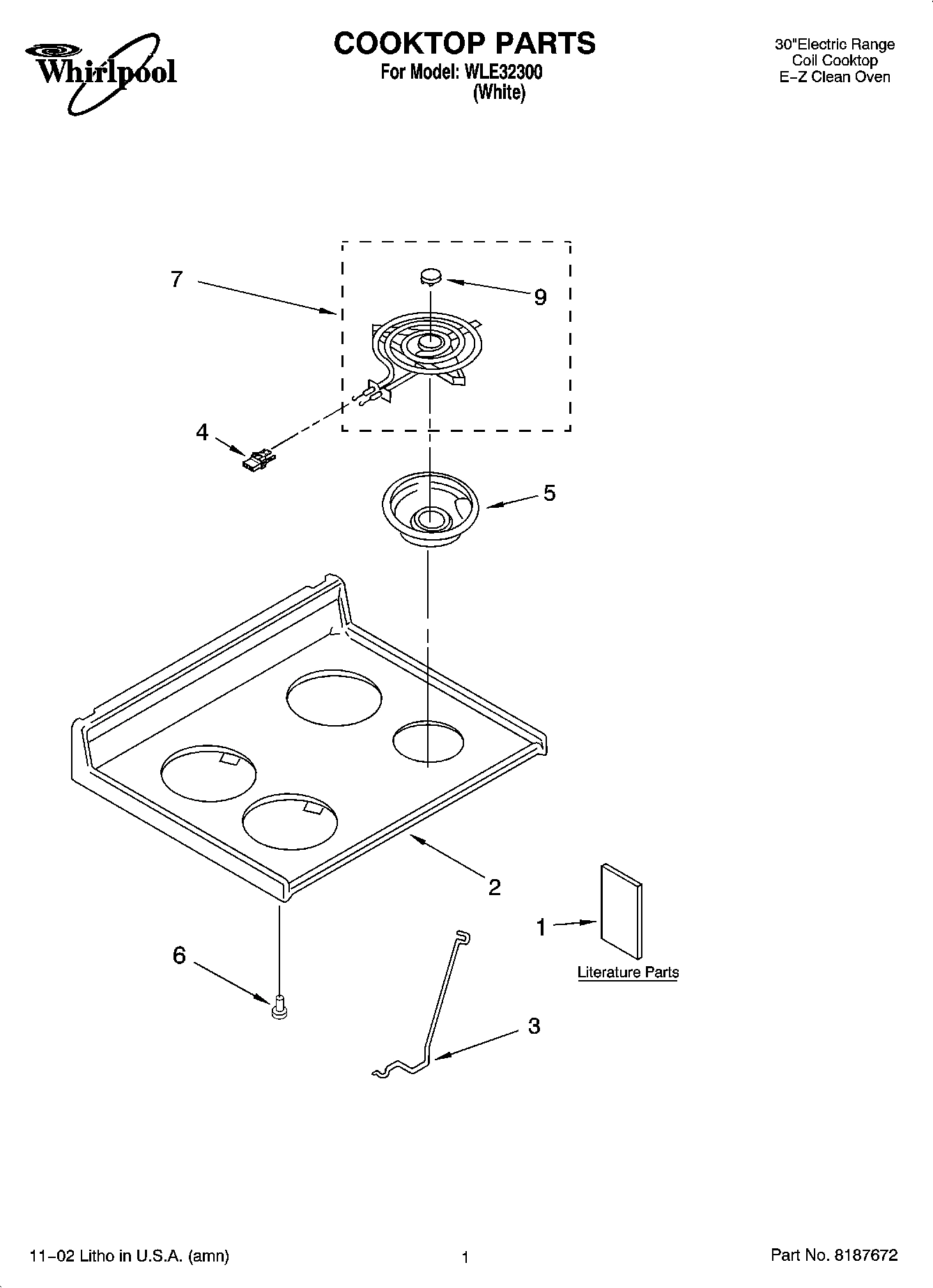 01 - COOKTOP PARTS