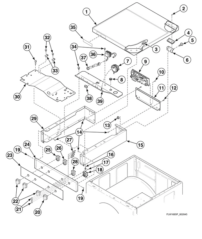 Control Cabinet, Top And Controls (drawing 2 Of 2)