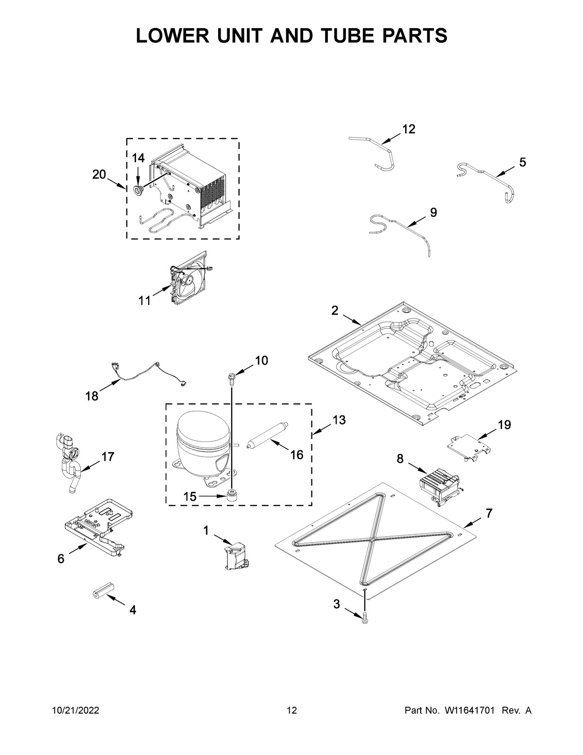 07 - LOWER UNIT AND TUBE PARTS