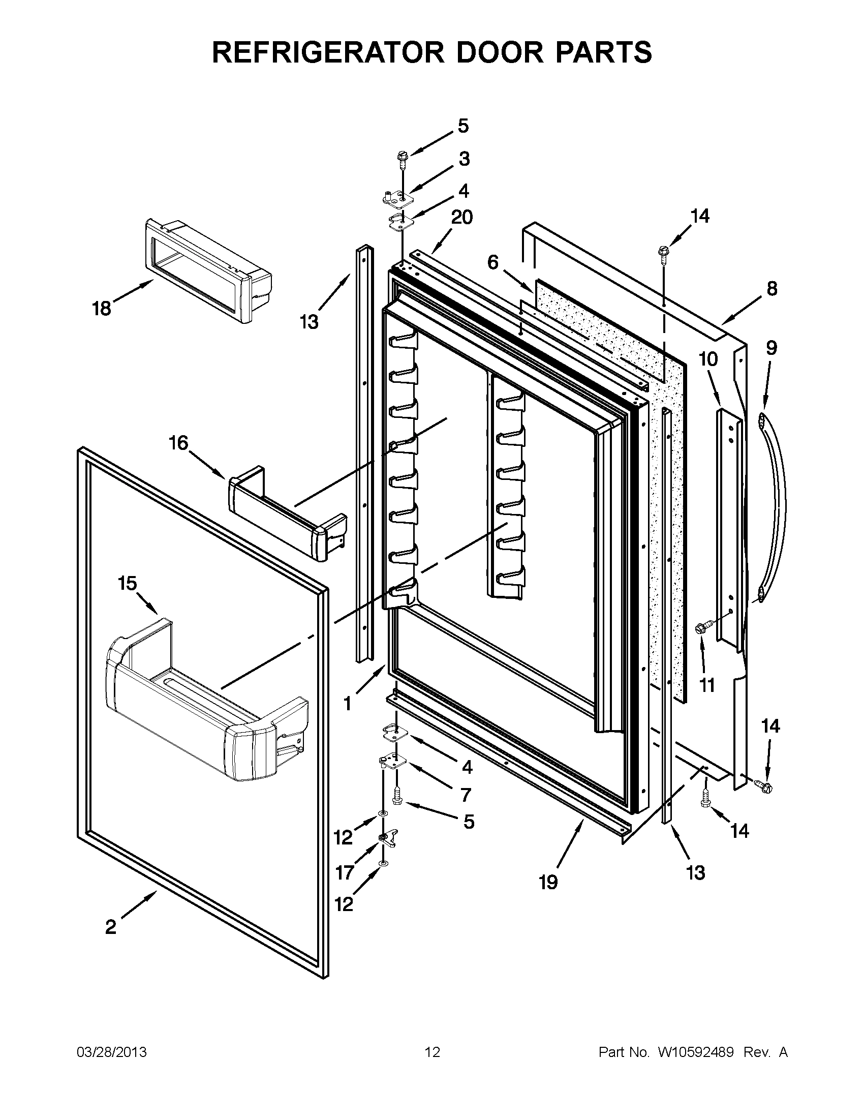 06 - REFRIGERATOR DOOR PARTS
