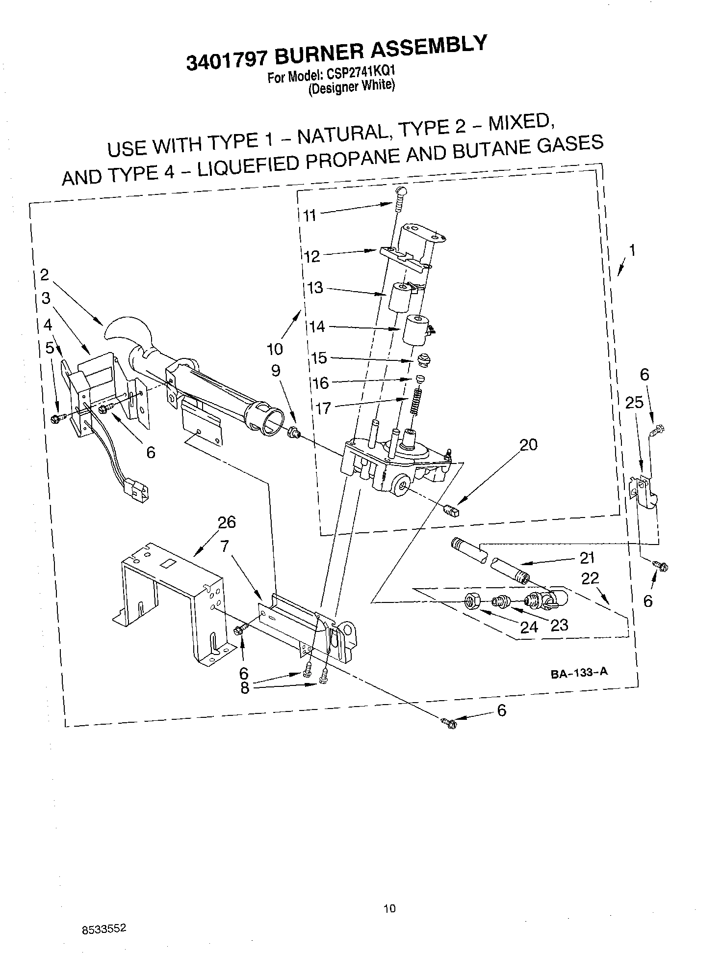 08 - 3401797 BURNER