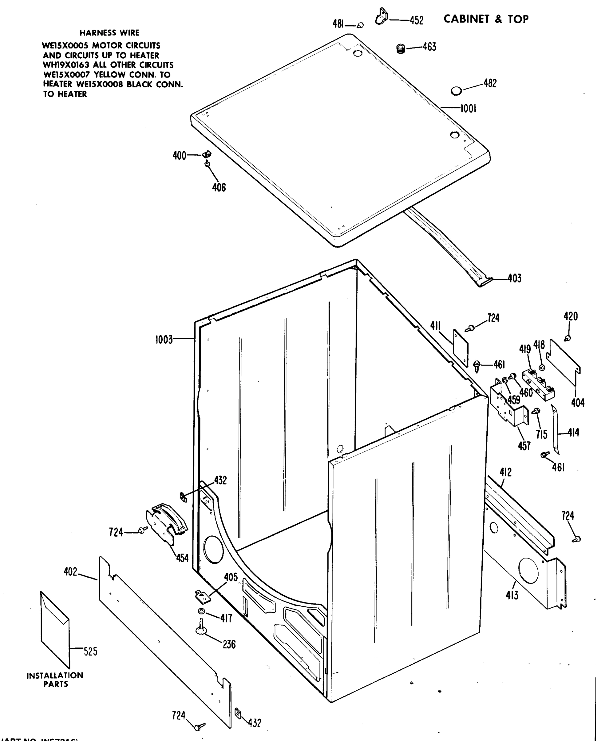 CABINET & TOP