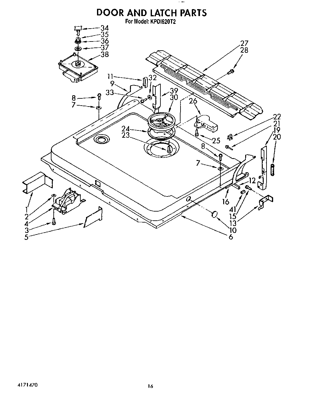 13 - DOOR AND LATCH