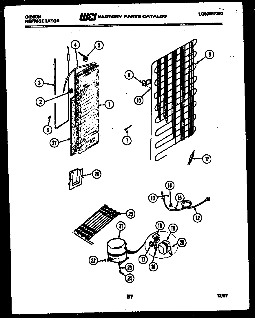 07 - SYSTEM AND AUTOMATIC DEFROST PARTS