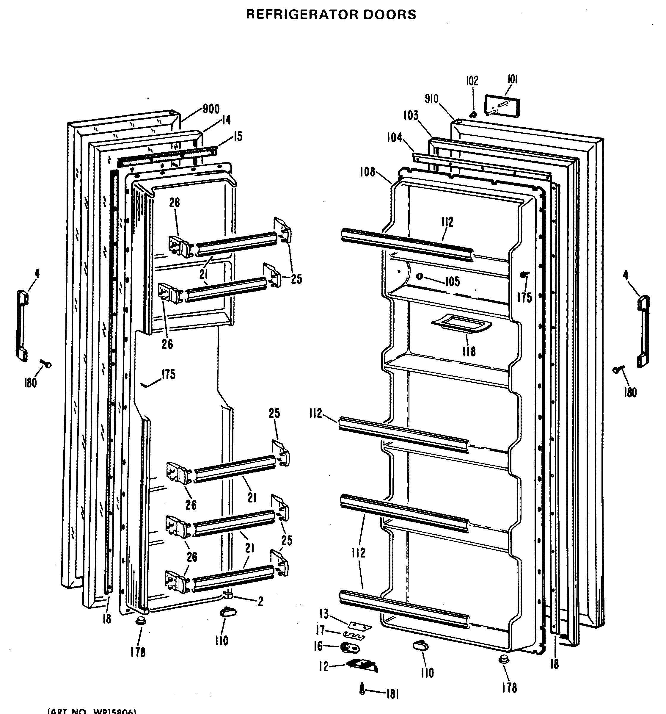 REFRIGERATOR DOORS