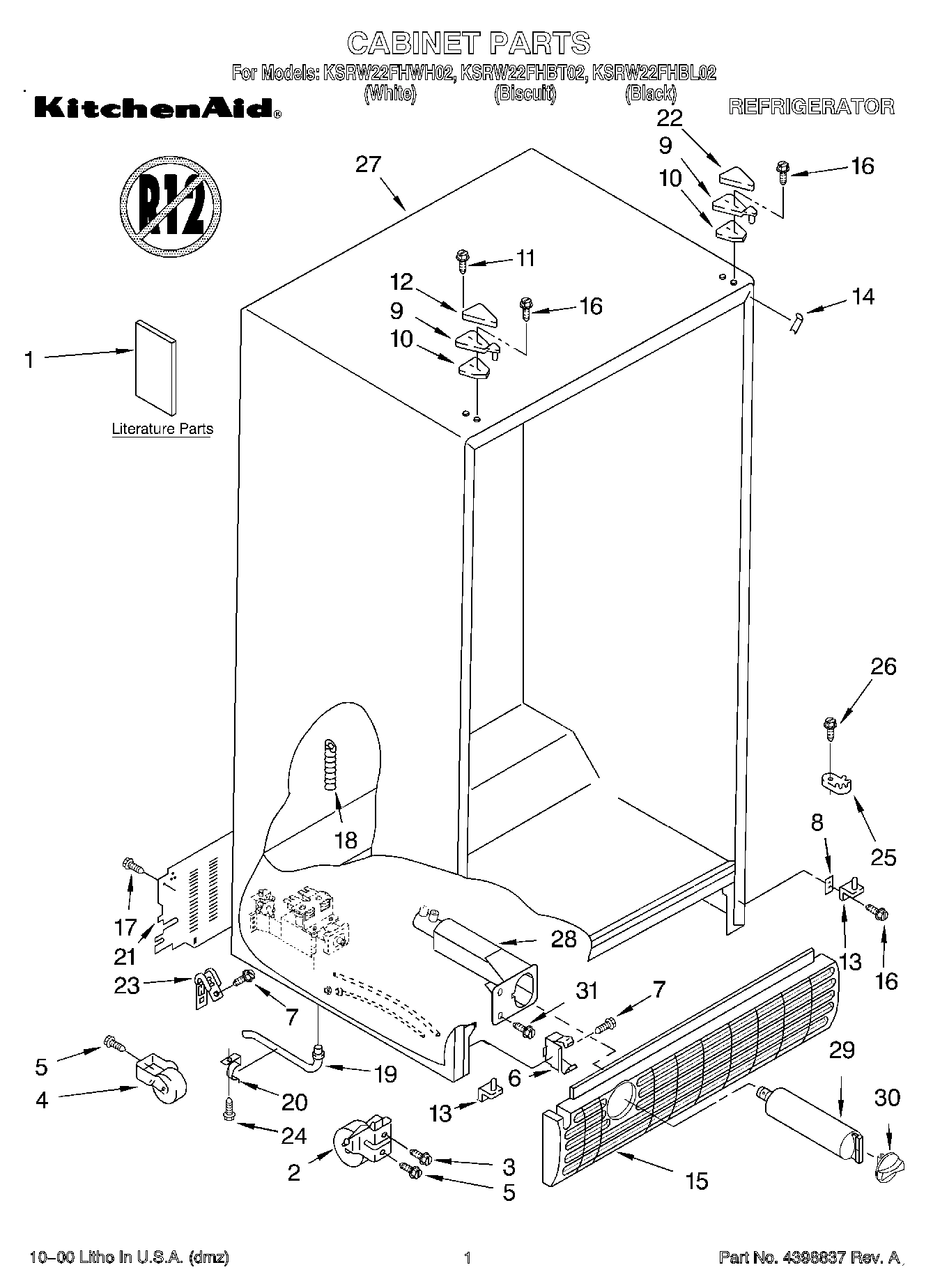 01 - CABINET, LITERATURE