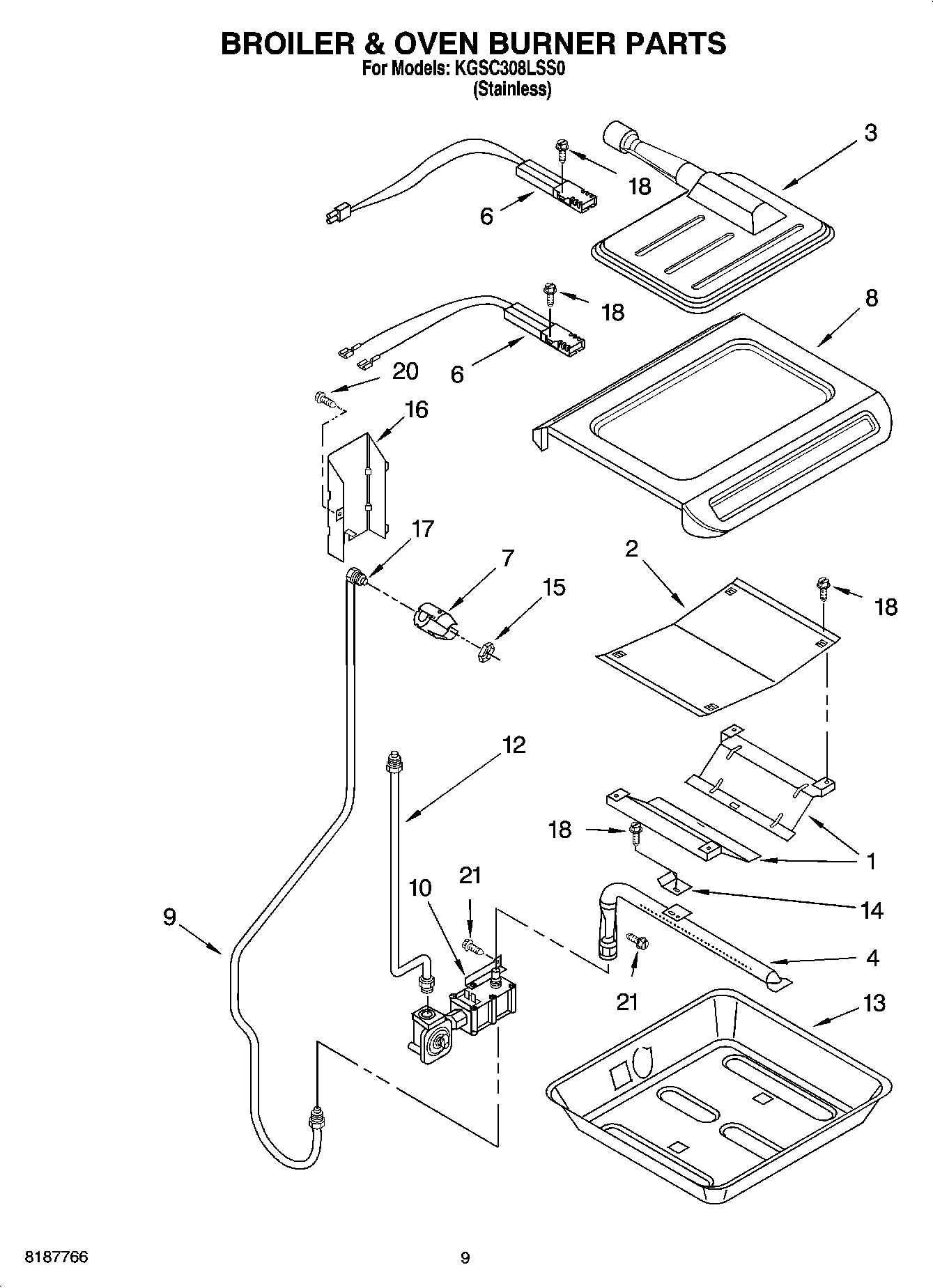 06 - BROILER & OVEN BURNER PARTS